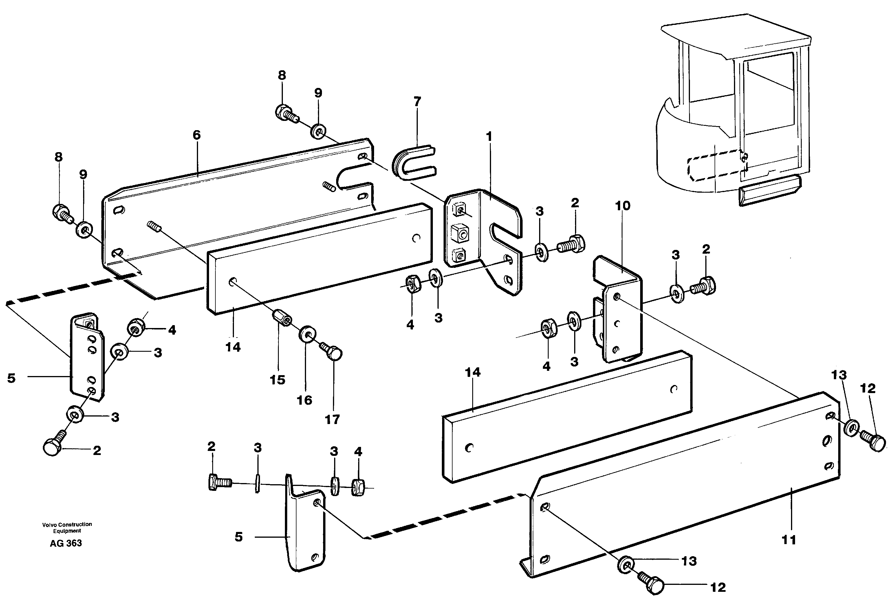 Side hatches  94473, 92624 — volvo parts diagram
