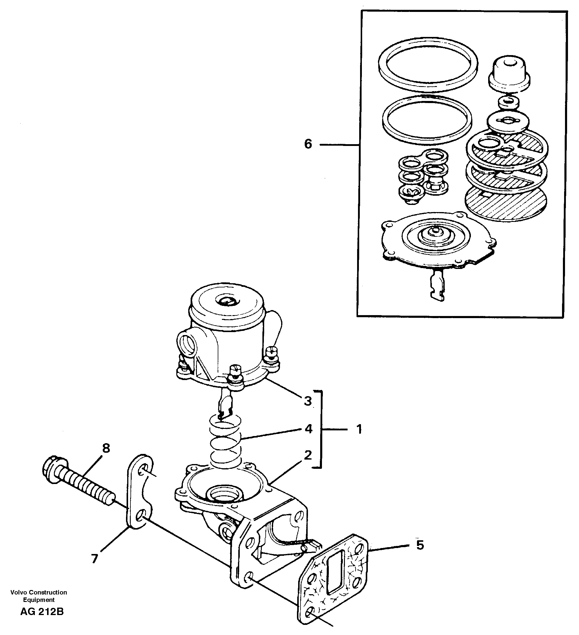 Fuel pump  TD 40 GA — volvo parts diagram