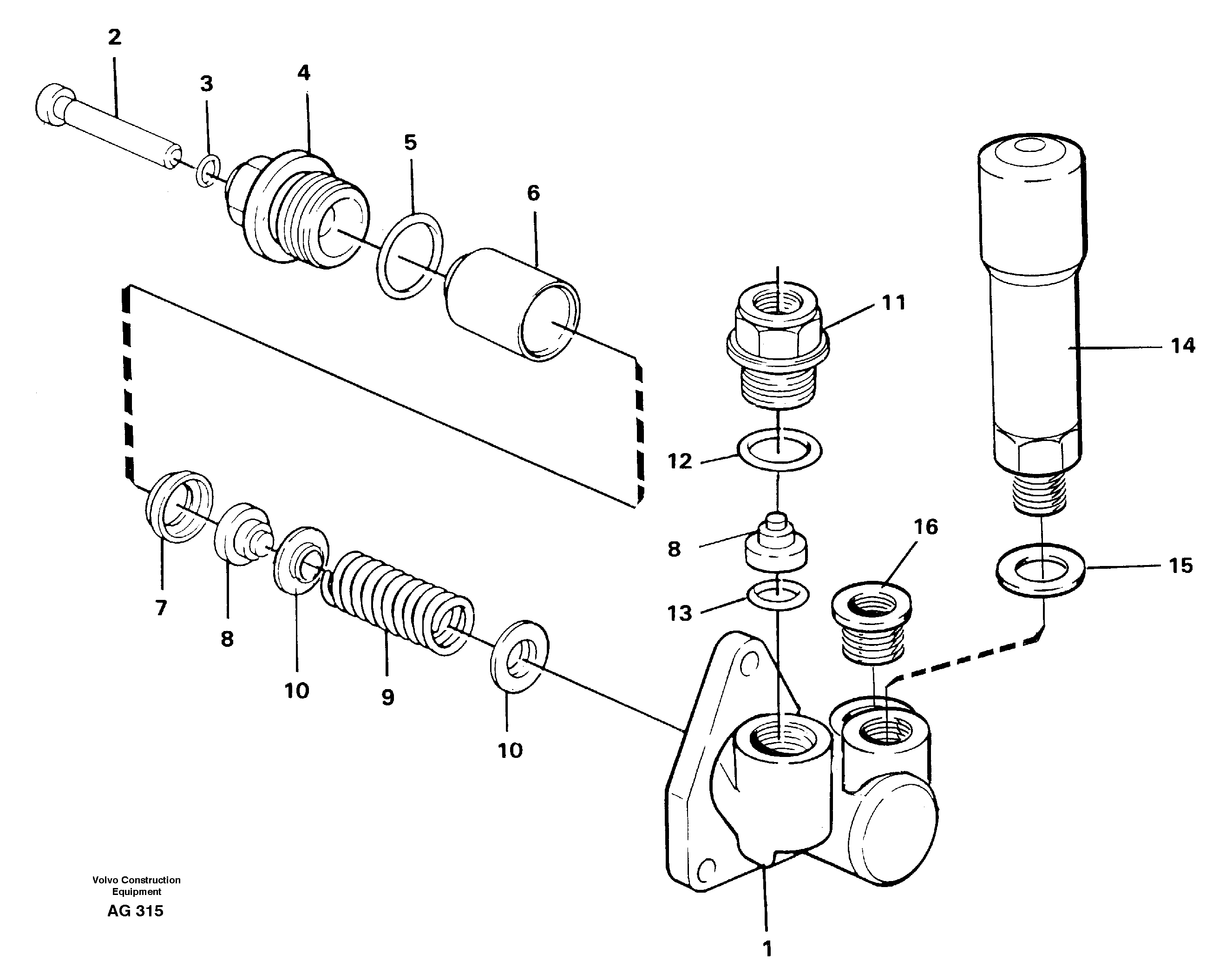 Feed pump  TD 40 KAE — volvo parts diagram
