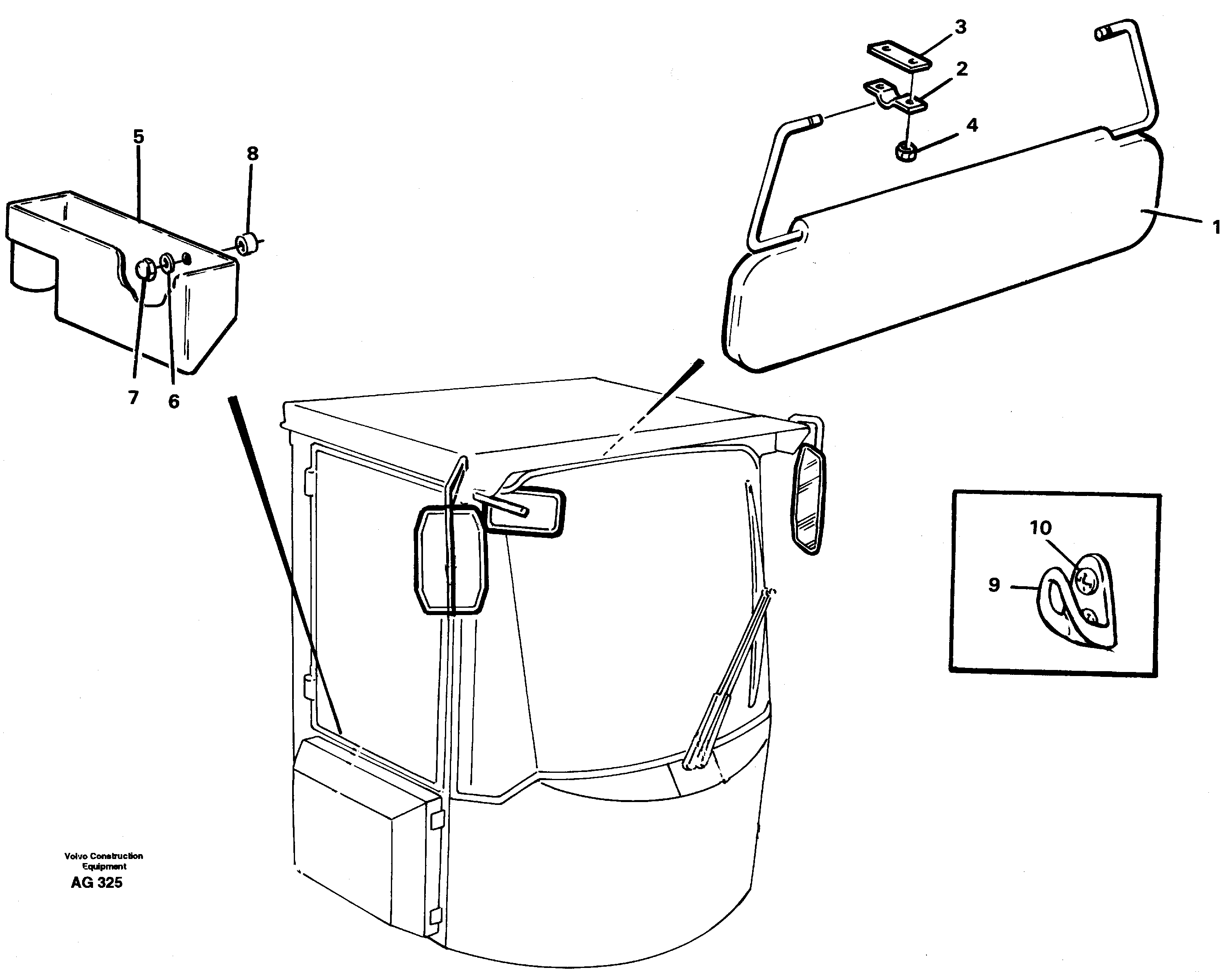 Interior components — volvo parts diagram