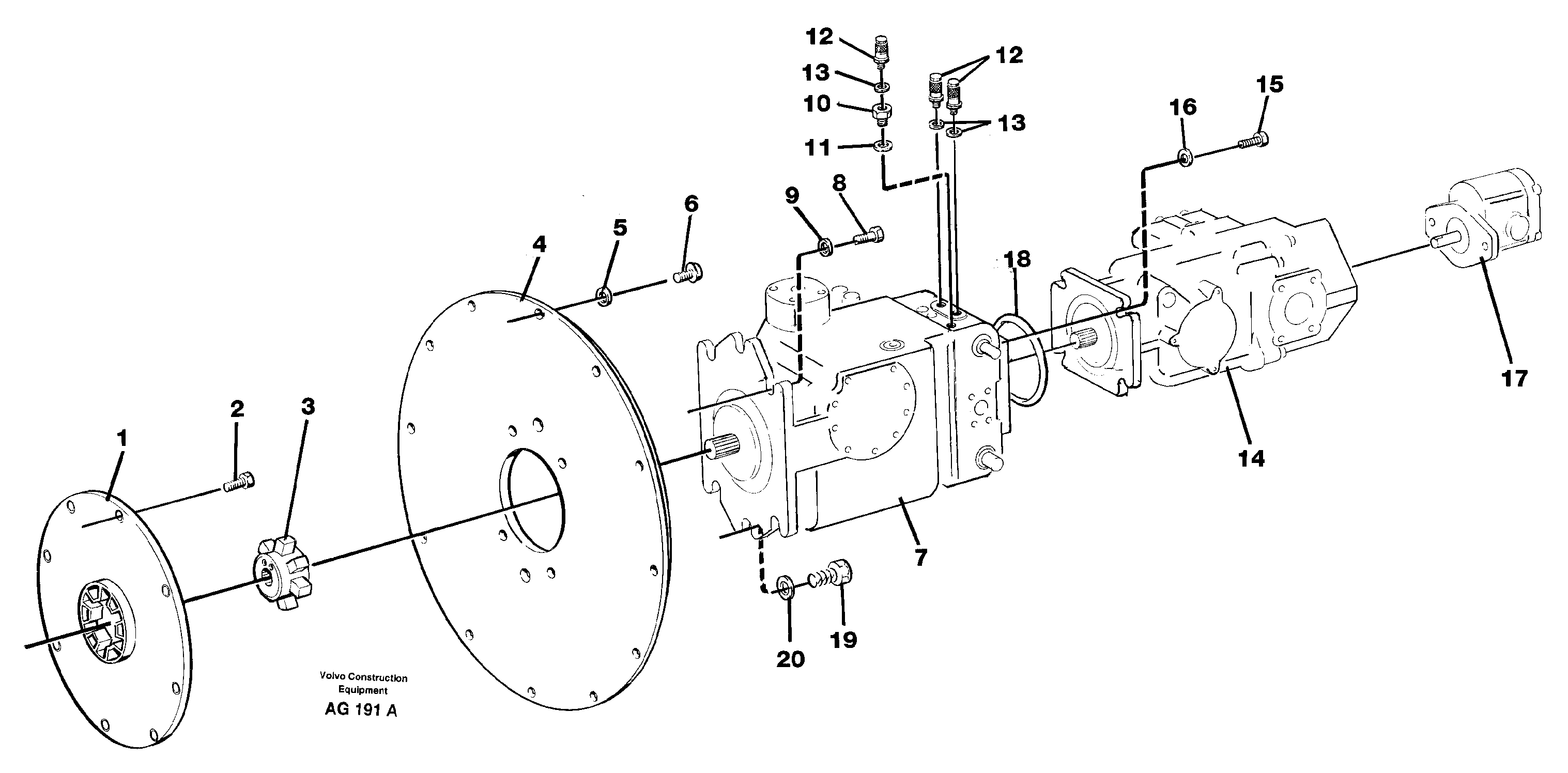 Pump, Mounting — volvo parts diagram