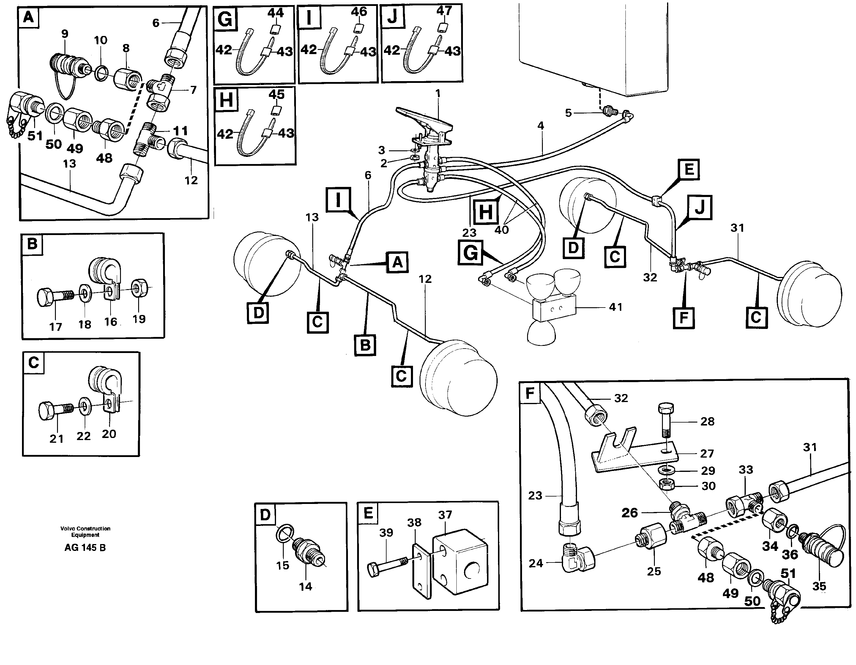 Brake system — volvo parts diagram