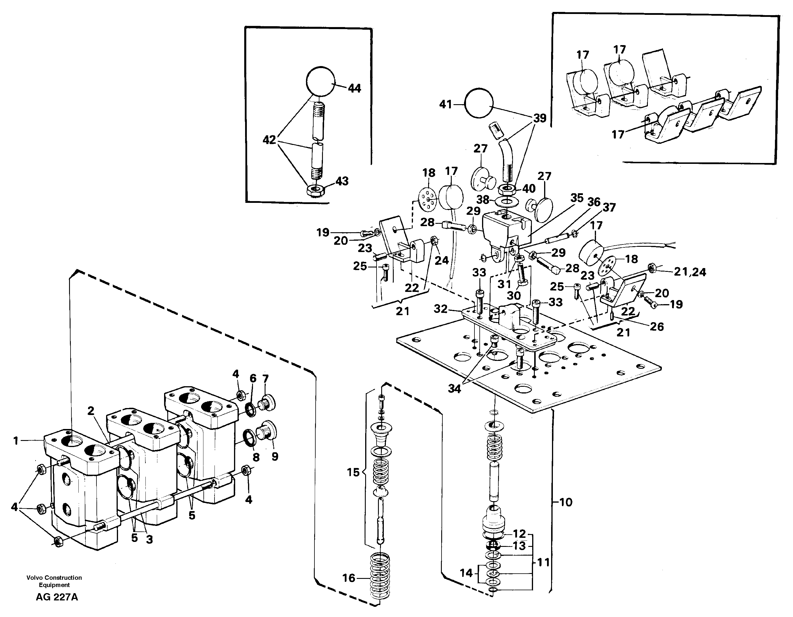 Servo valve  STD, 92146, 94617, 94879, 92944, 94850, 92163, 92164 — volvo parts diagram