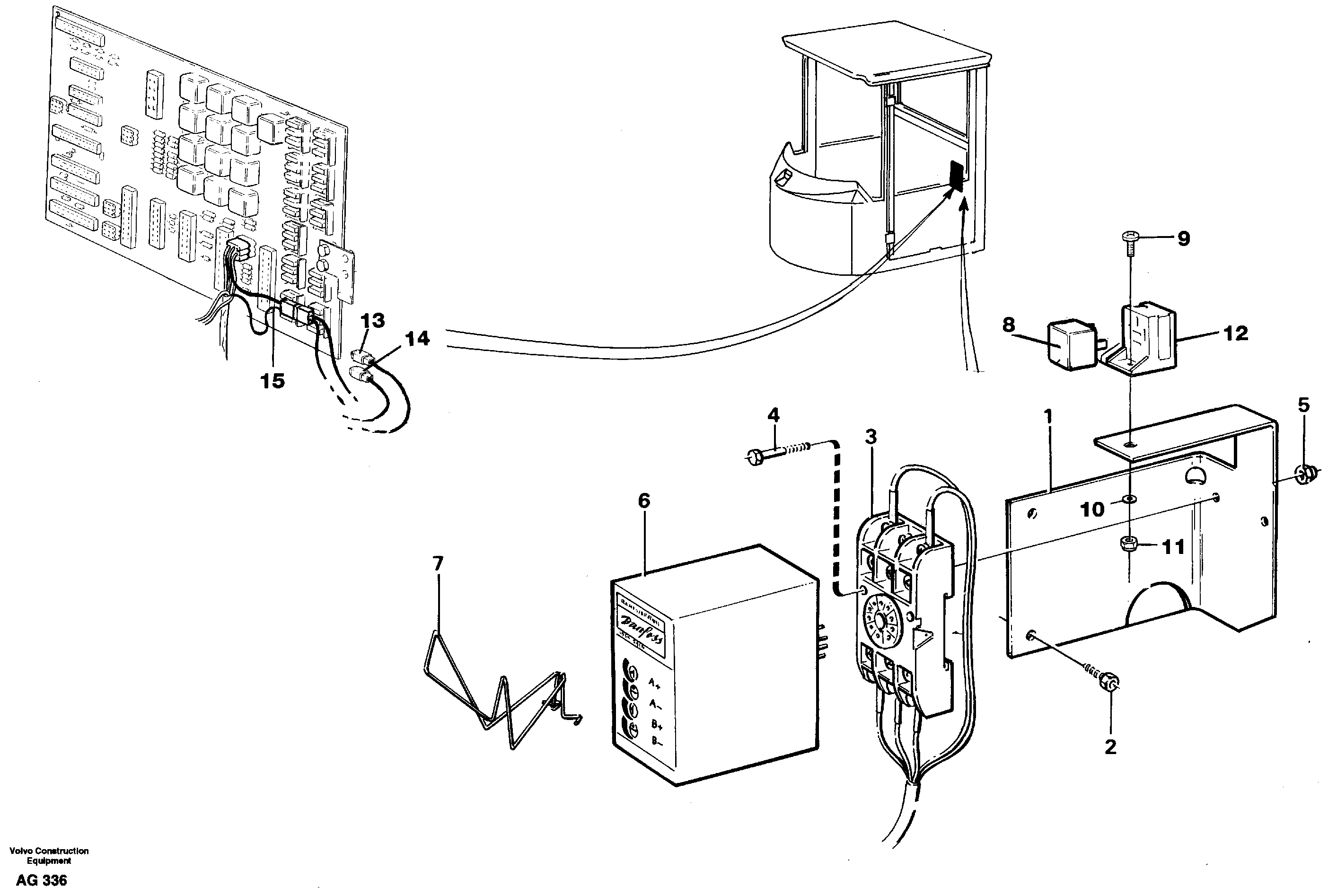 Electronic unit.  92139 — volvo parts diagram