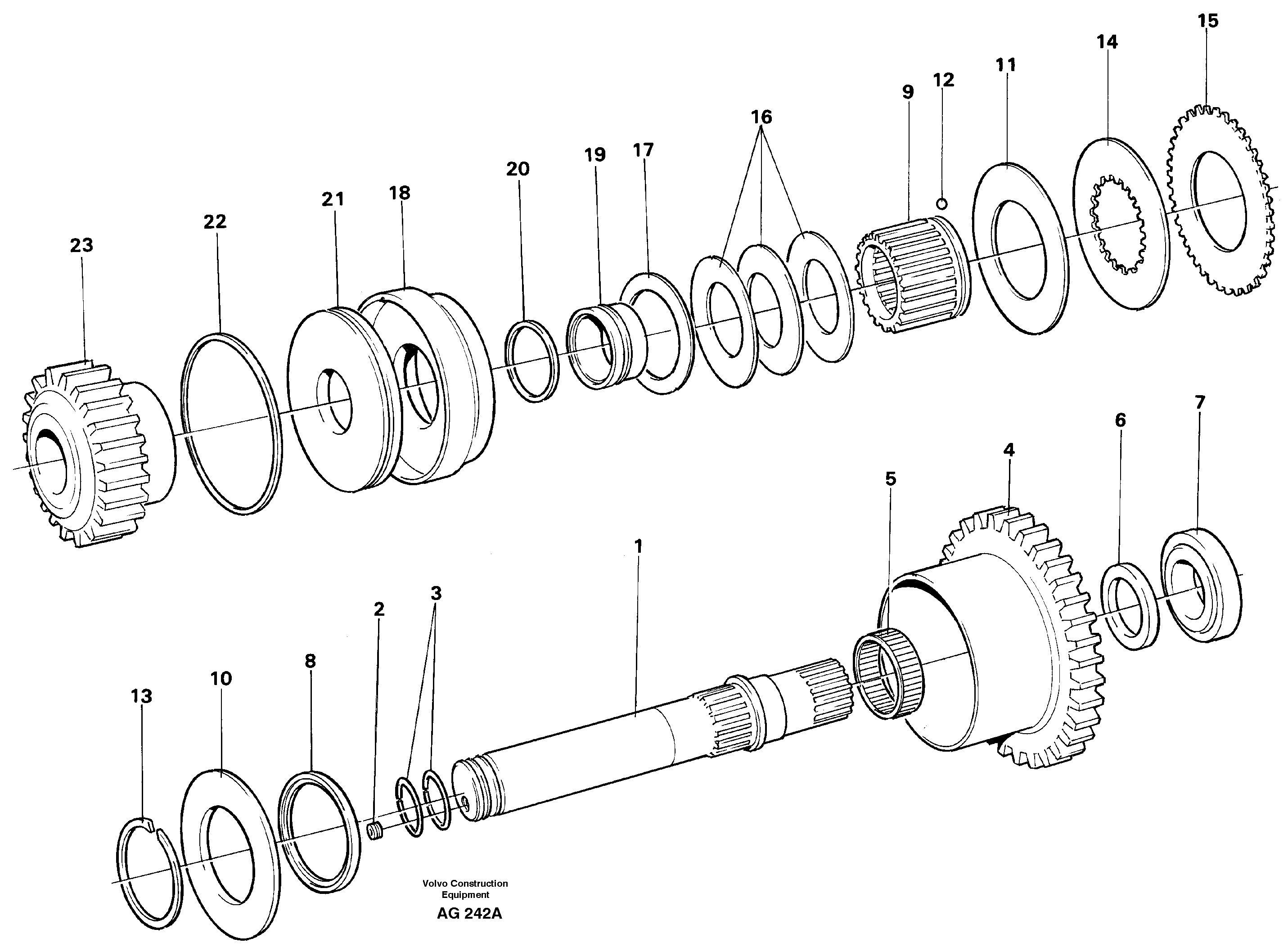Coupling — volvo parts diagram
