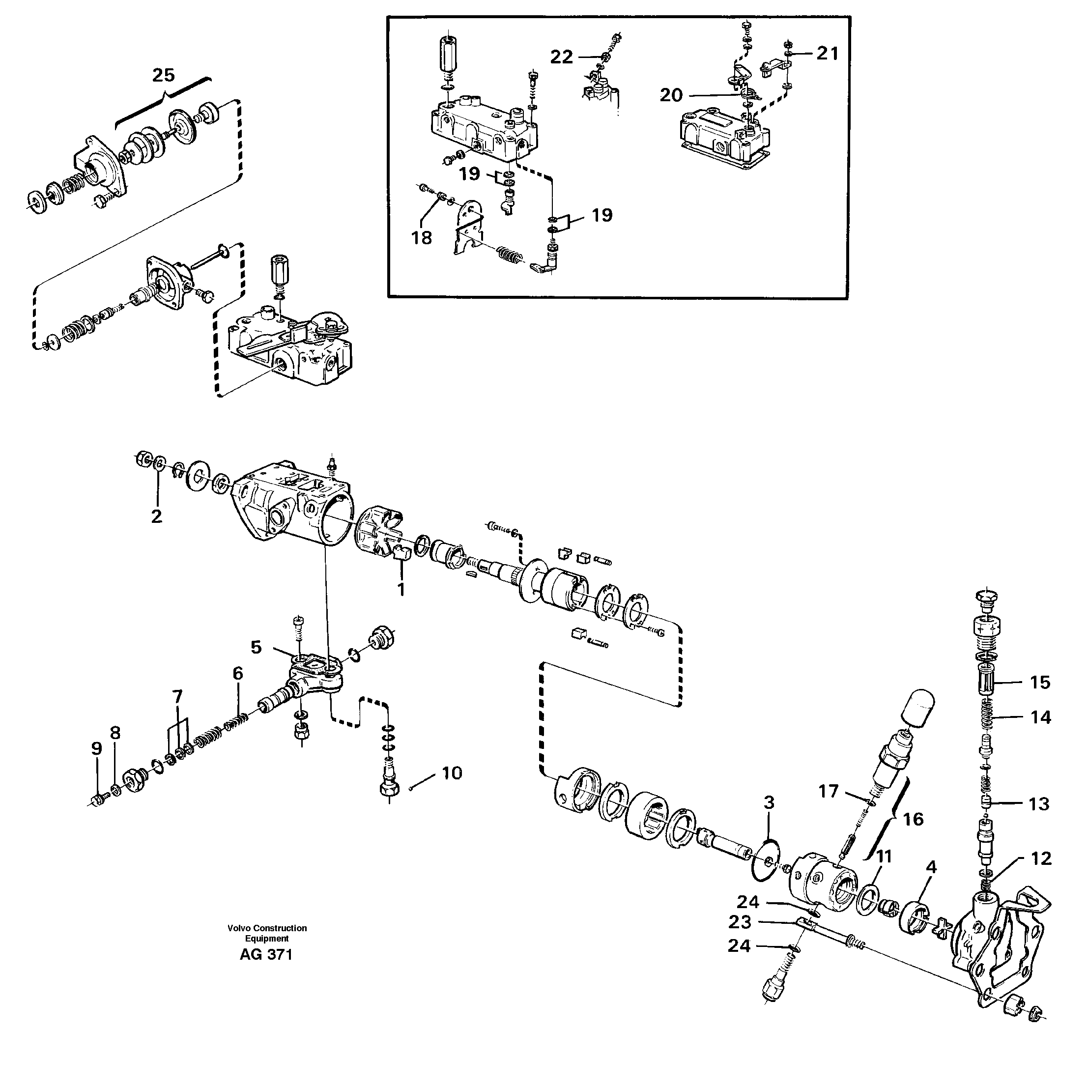 Injection pump — volvo parts diagram