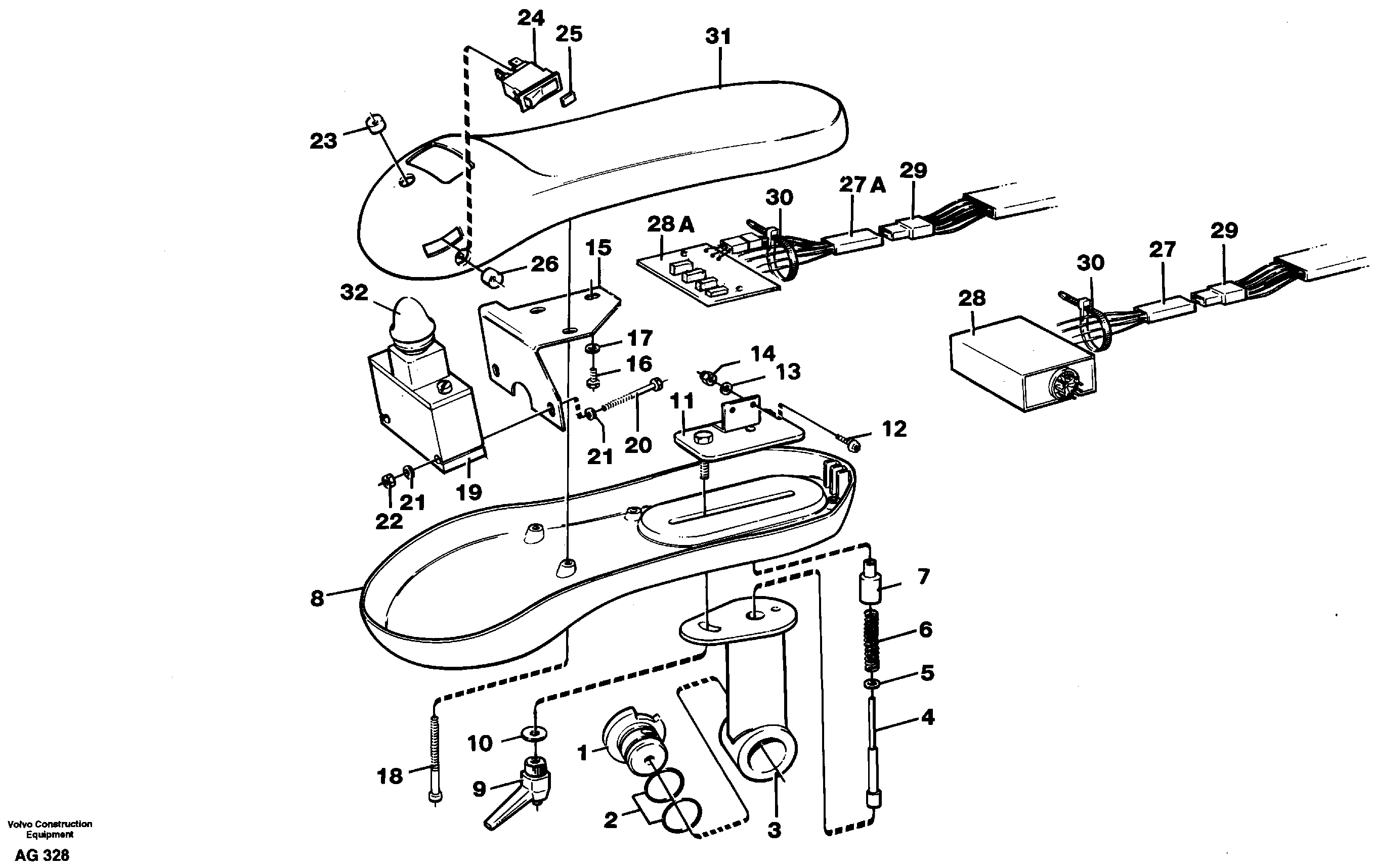 Armrest  94608 — volvo parts diagram