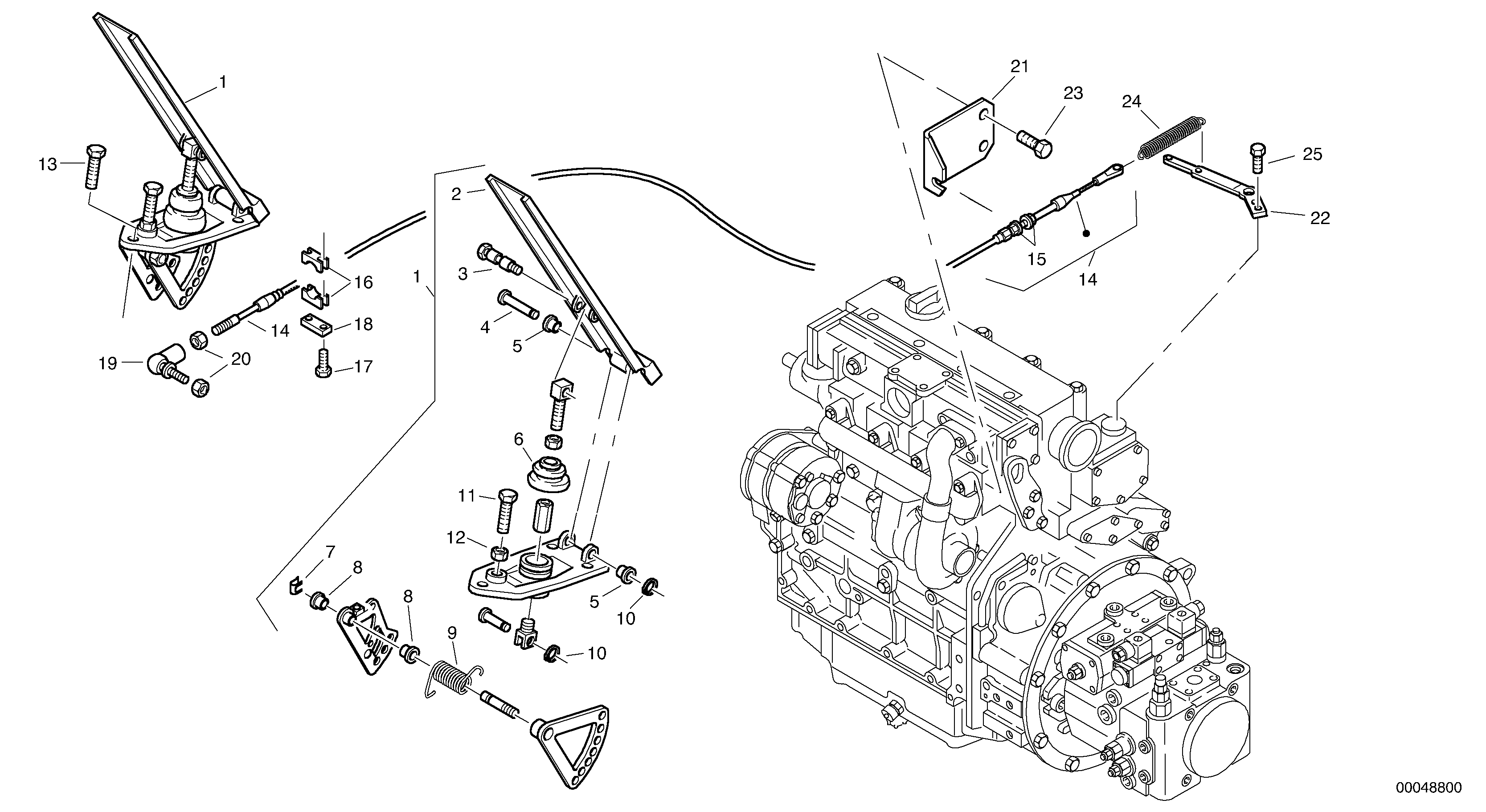 Speed control — volvo parts diagram
