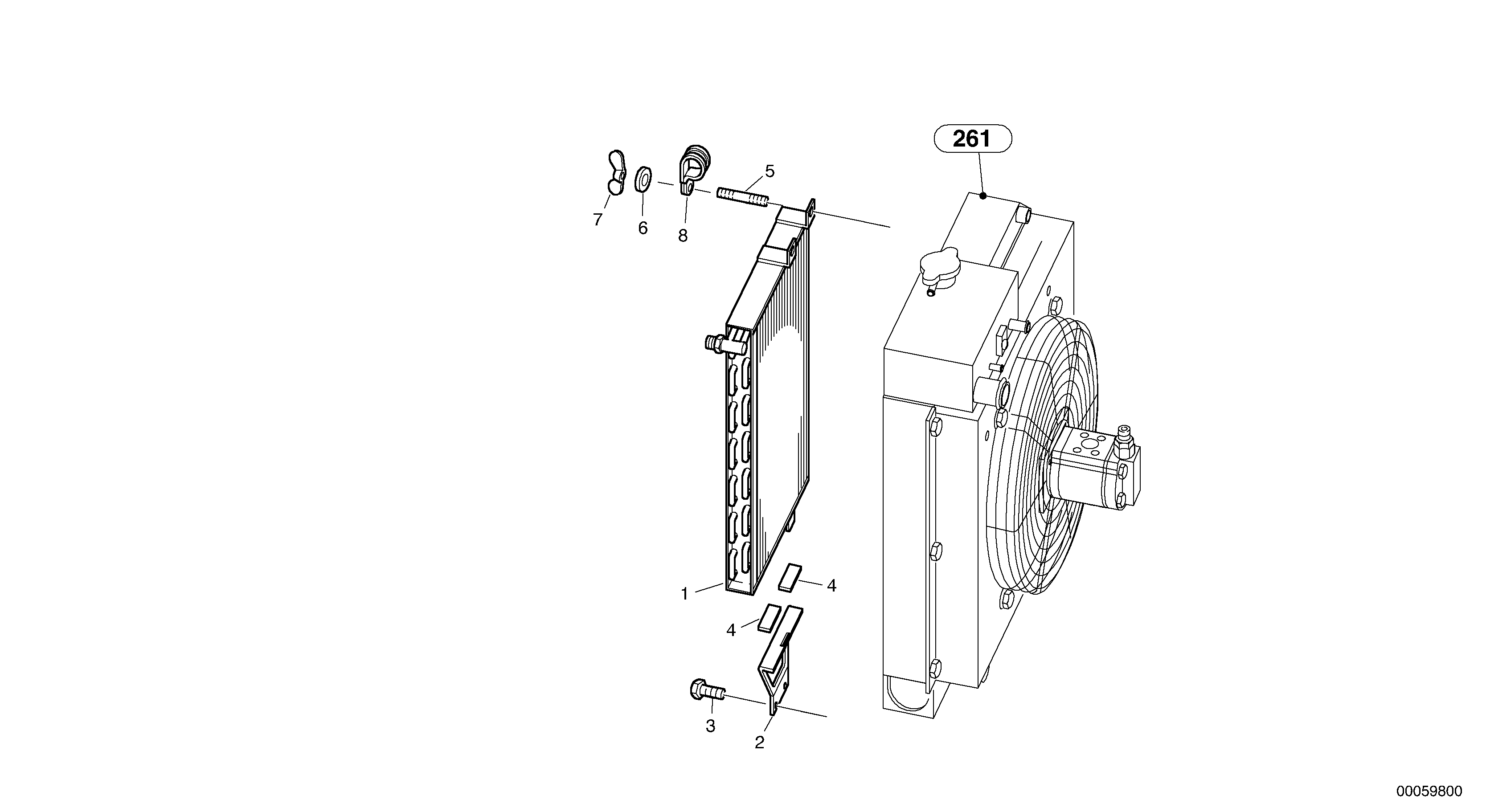 Condenser — volvo parts diagram