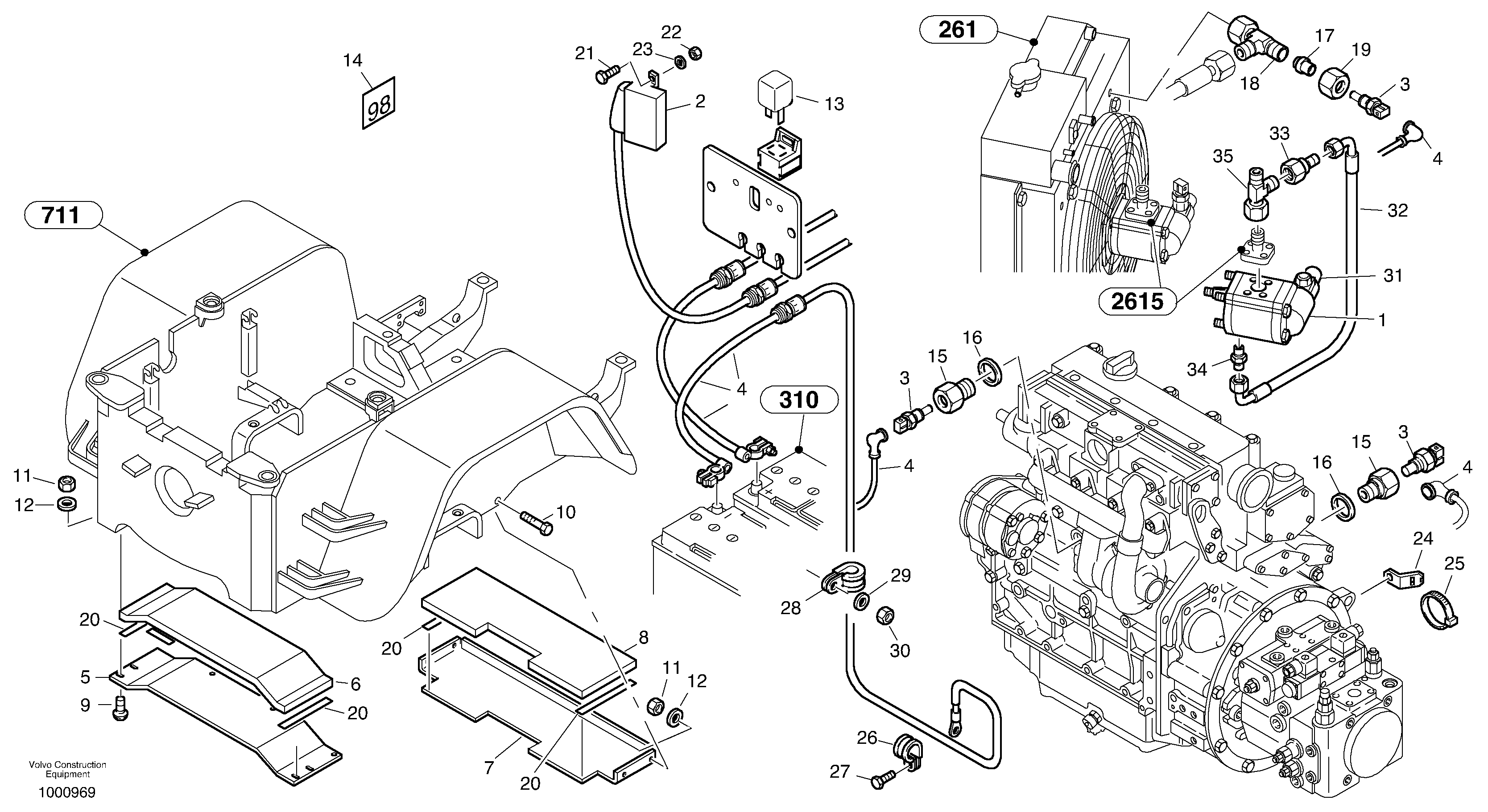 Noise screening — volvo parts diagram