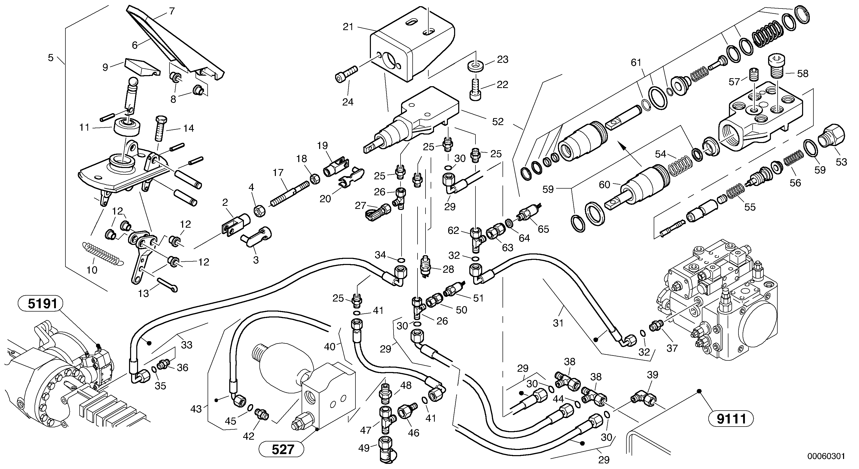 Inch control — volvo parts diagram