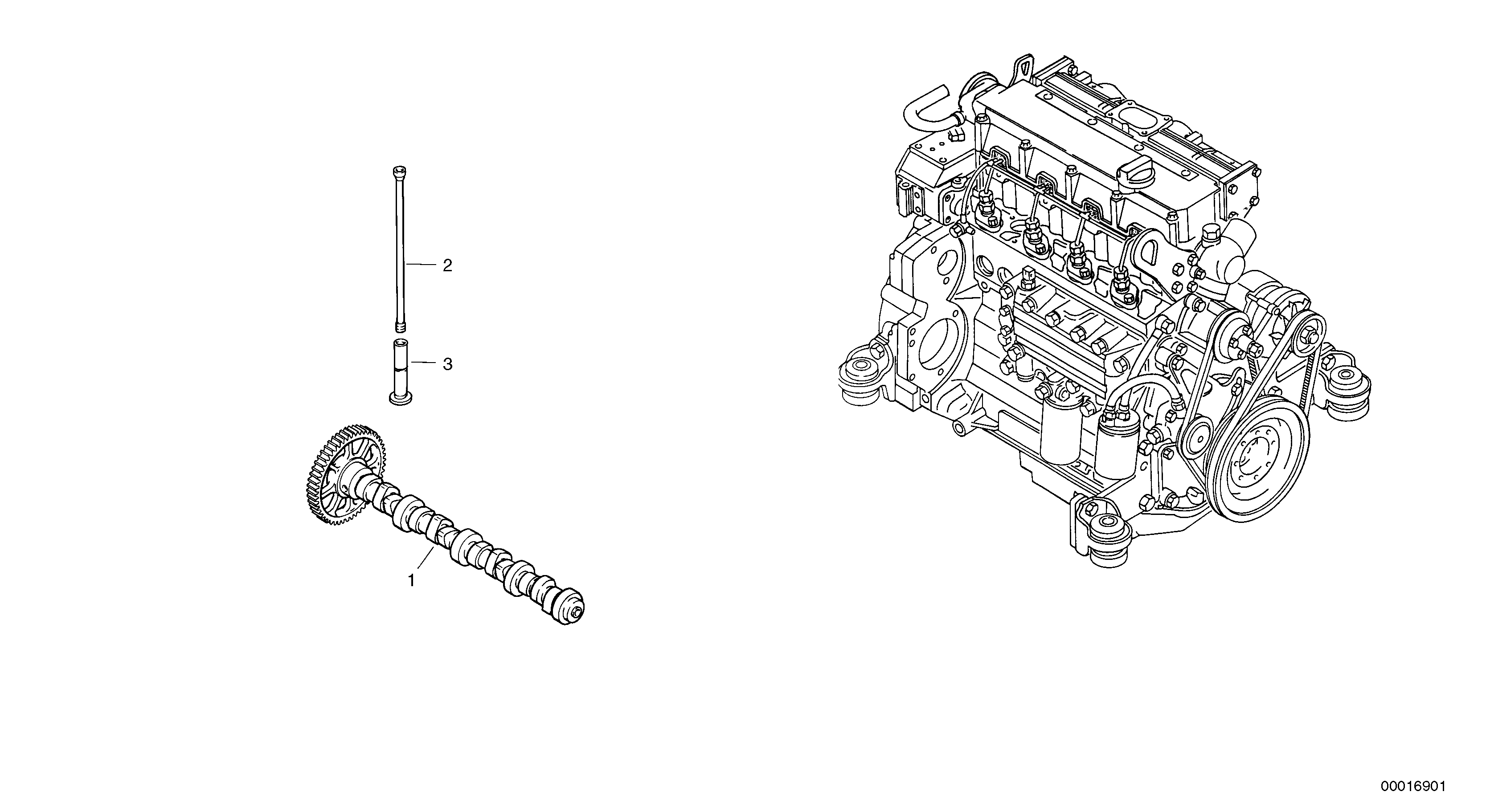 Camshaft — volvo parts diagram