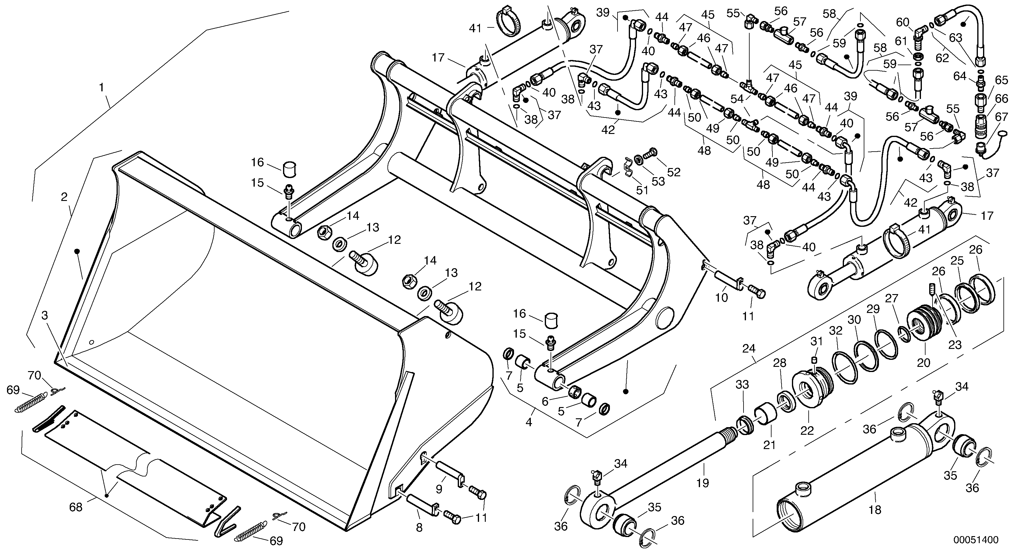Tipping bucket - Tpv — volvo parts diagram
