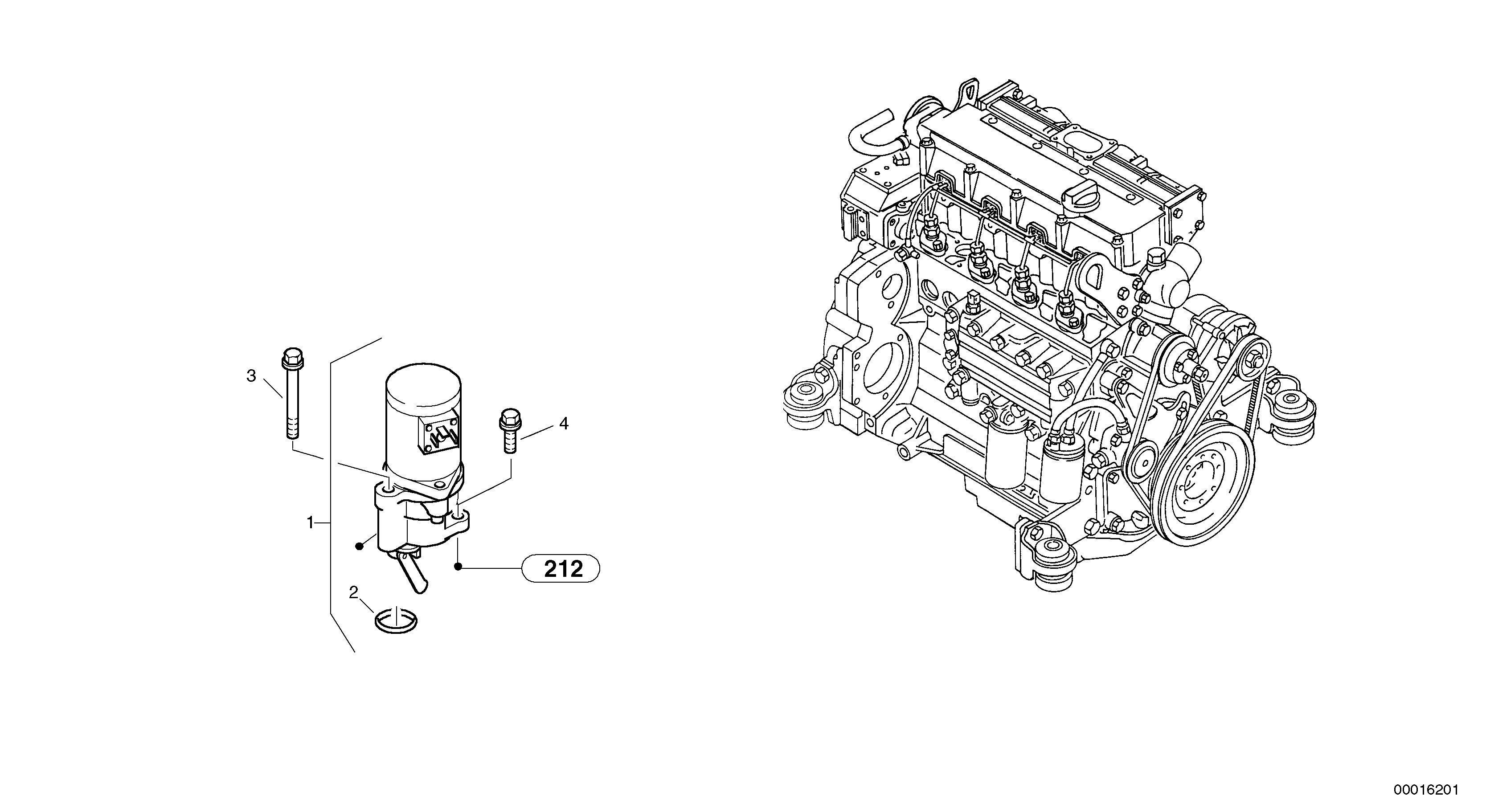 Engine stop device — volvo parts diagram