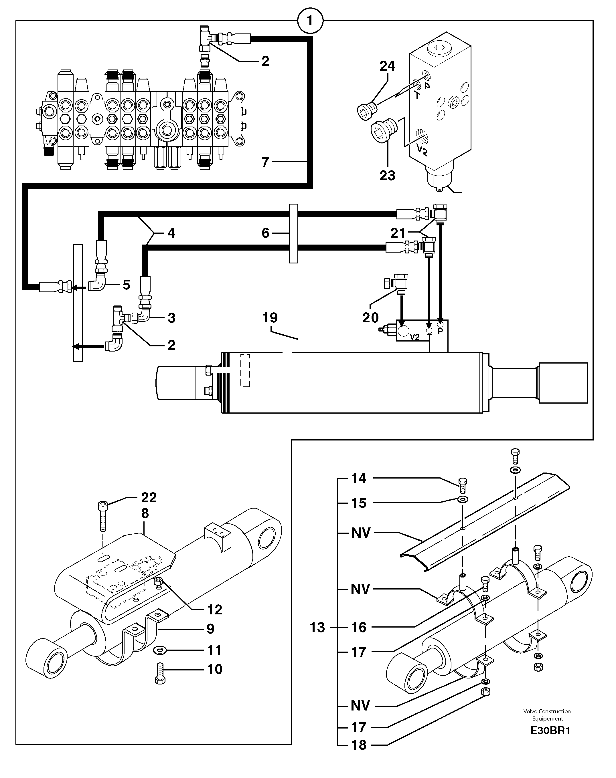 Supplement concerning handling operations / option — volvo parts diagram