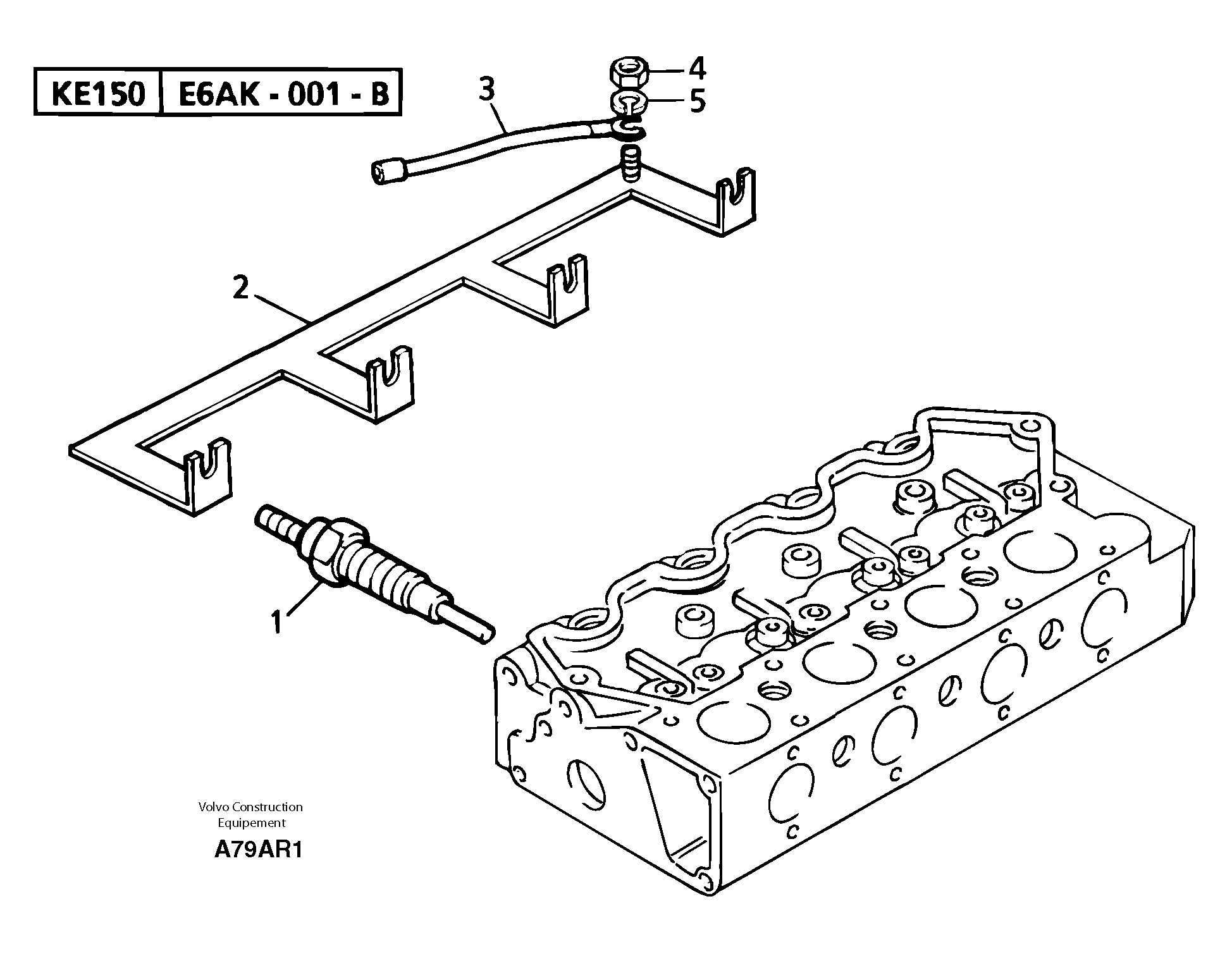 Cold-start system — volvo parts diagram