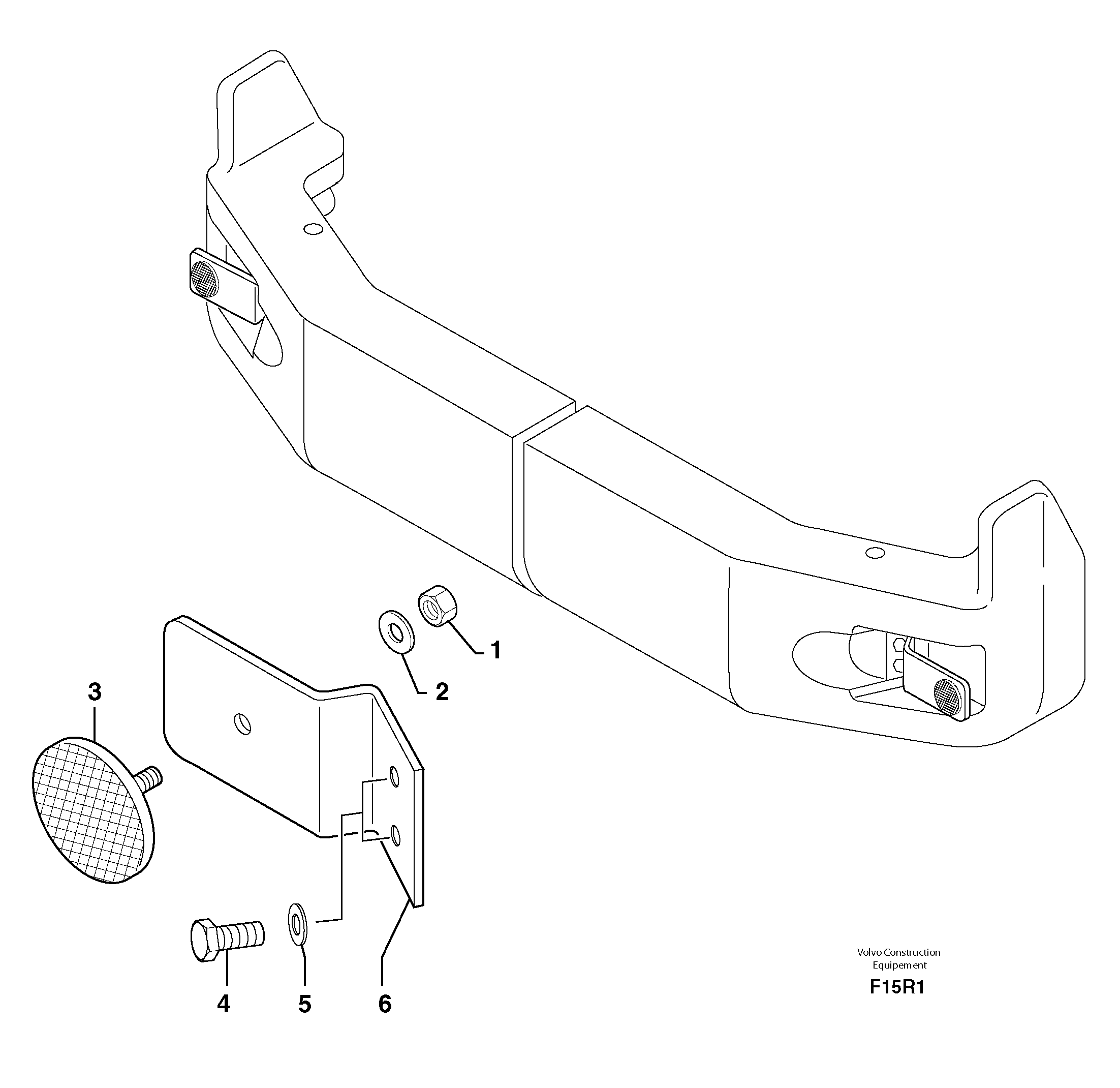 Rear signal light — volvo parts diagram