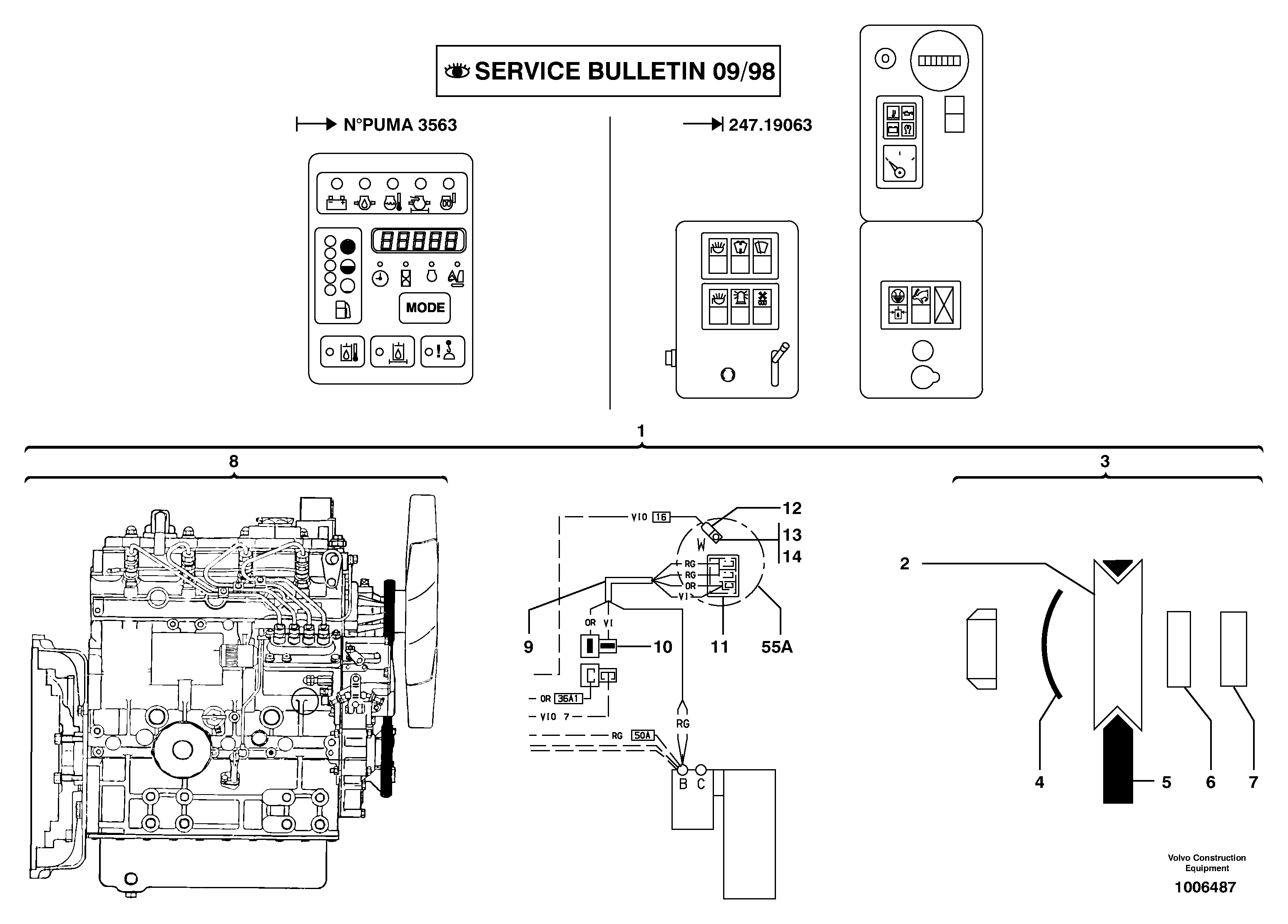 Diesel engine — volvo parts diagram