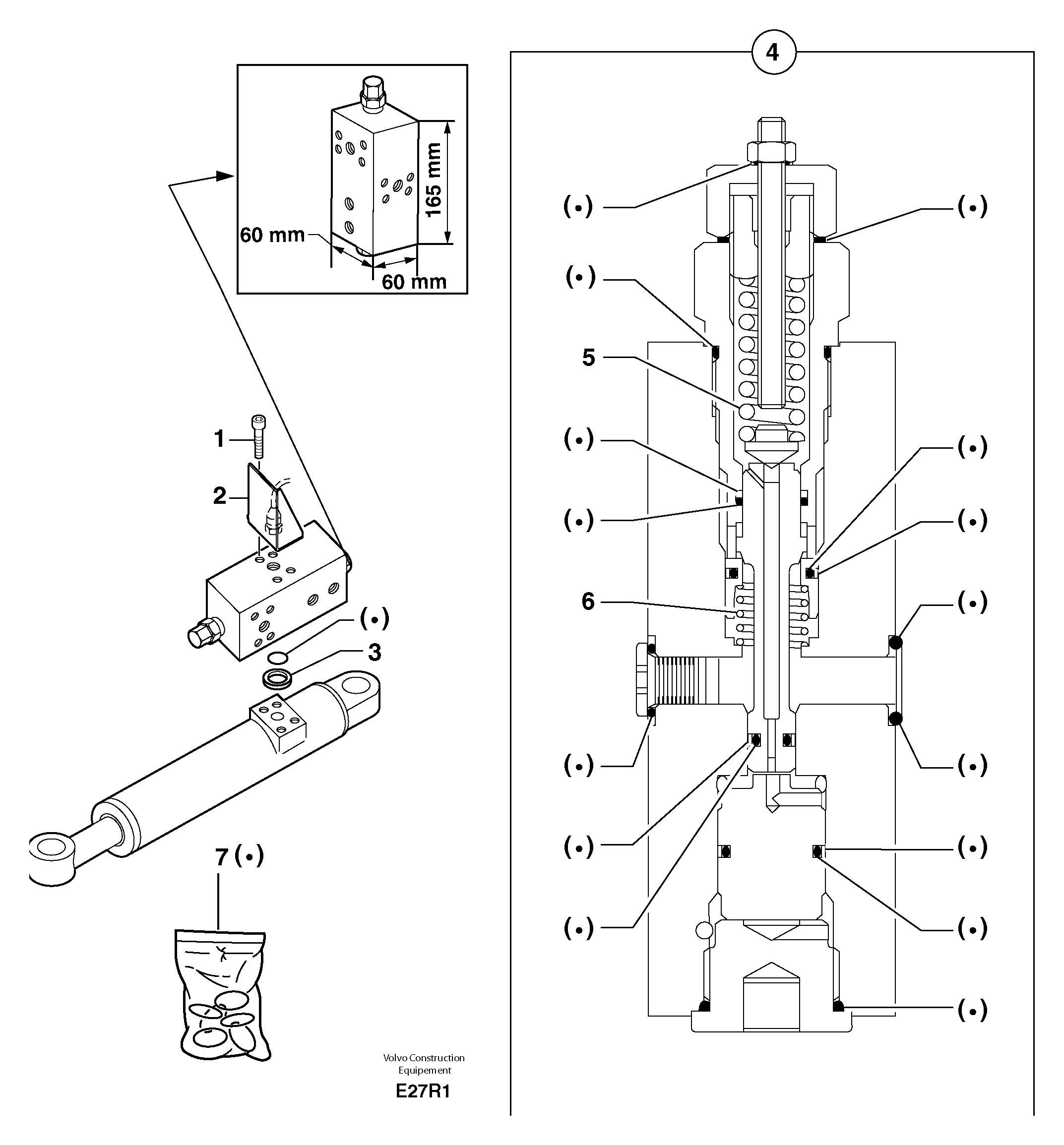 Safety valve — volvo parts diagram