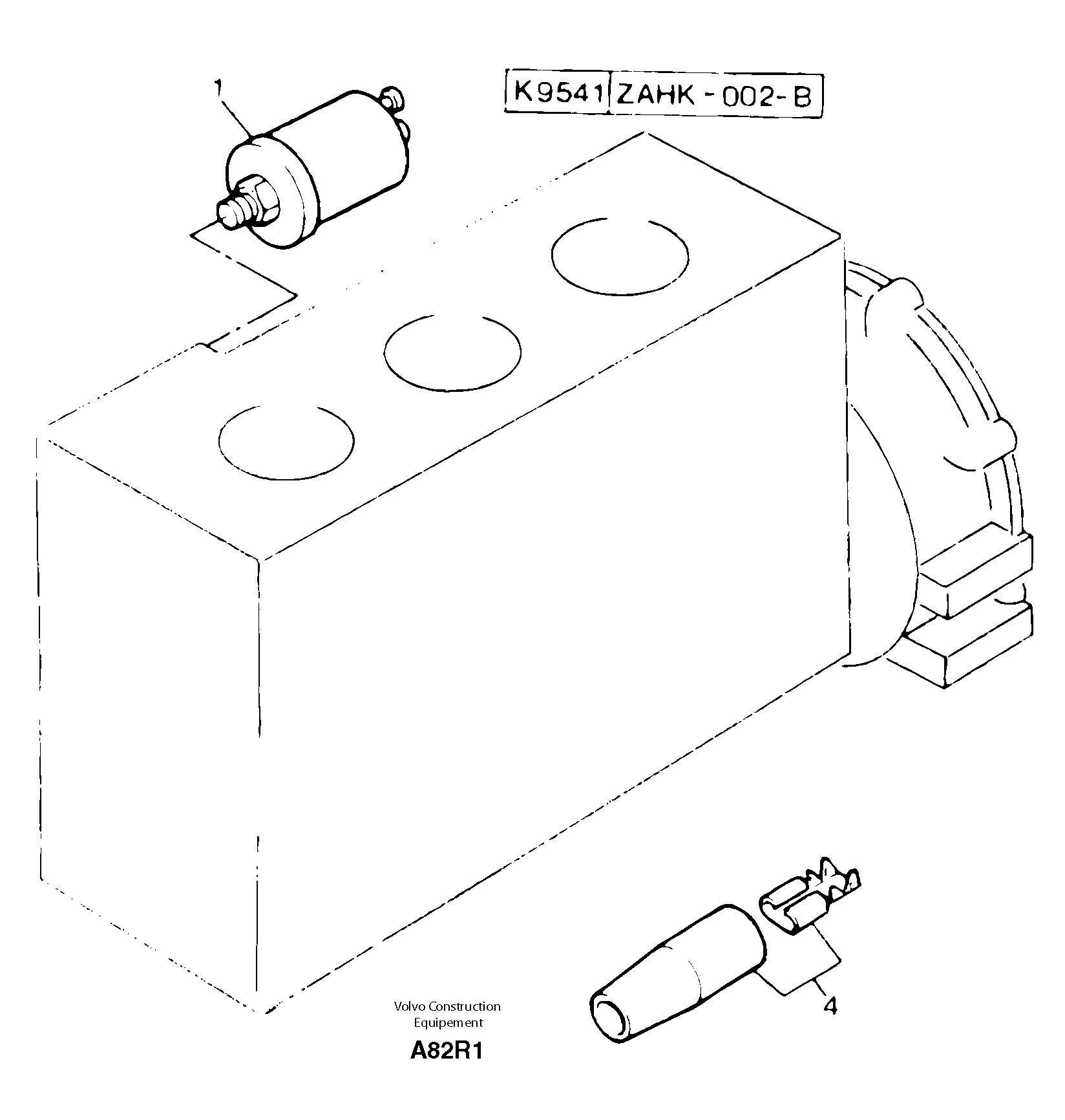 Throttle and stop controls — volvo parts diagram
