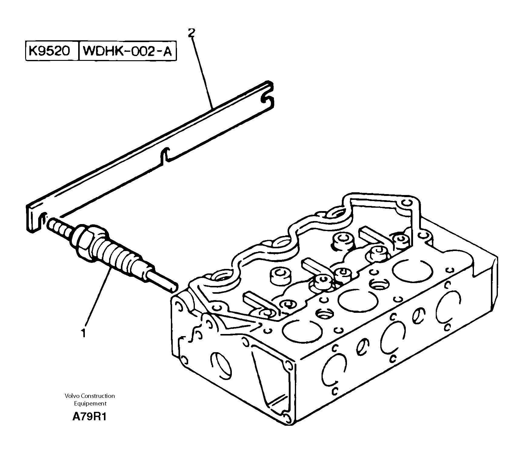 Cold-start system — volvo parts diagram