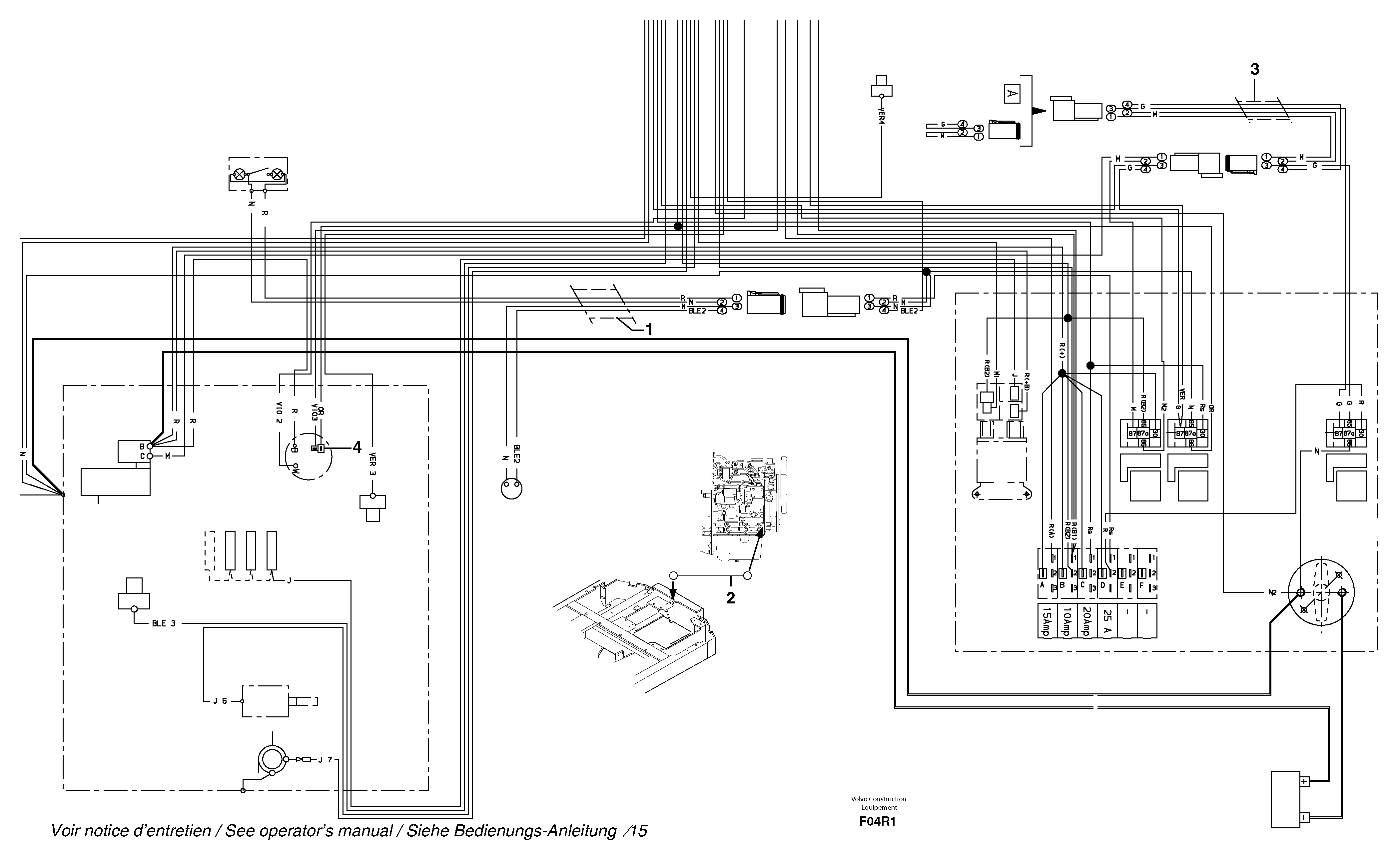 Electrical system (rear) / with Puma — volvo parts diagram