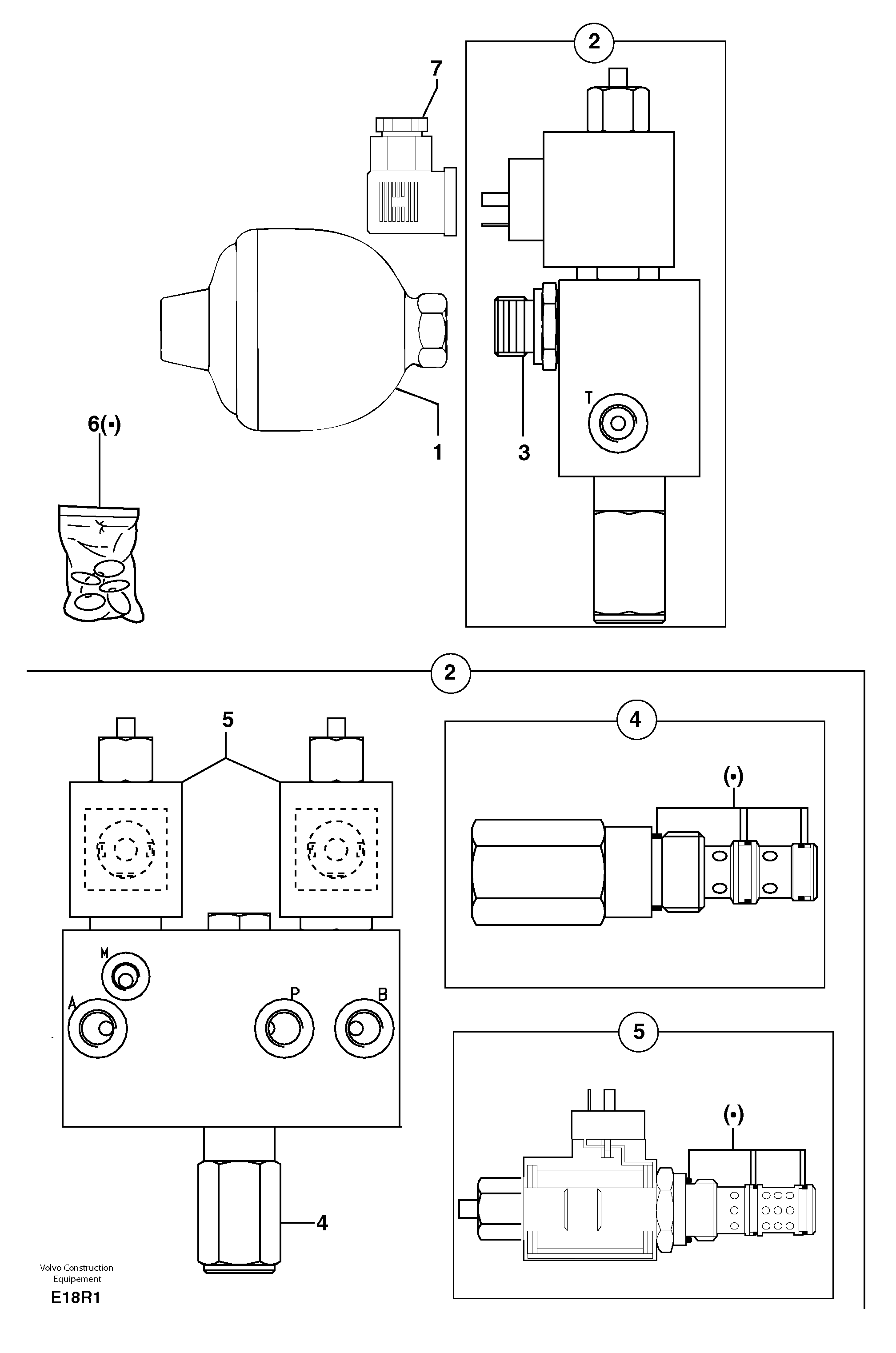 Accumulator / electrovalve — volvo parts diagram