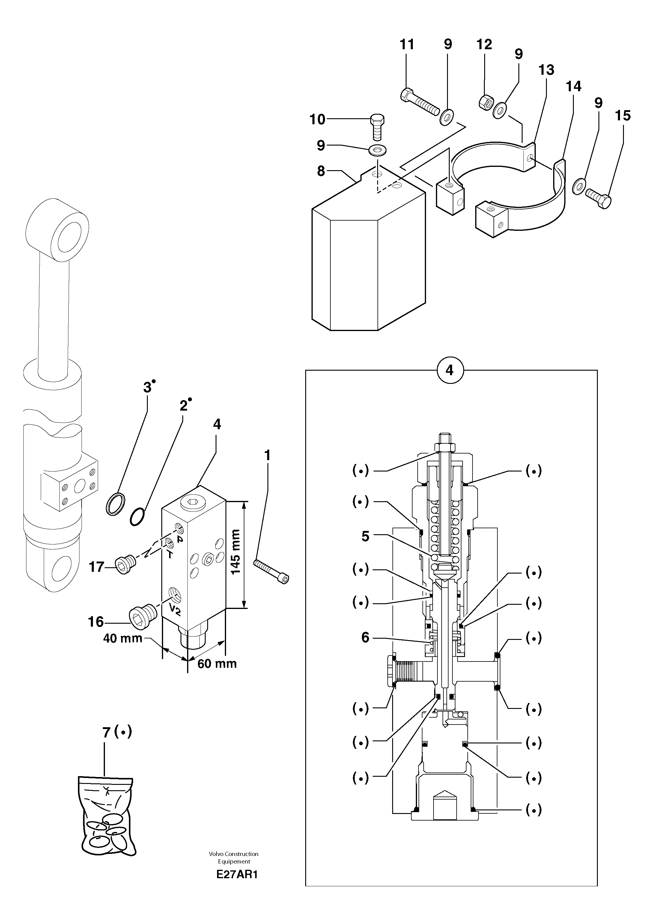 Safety valve — volvo parts diagram