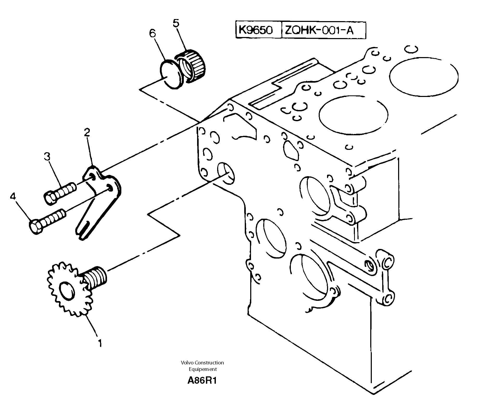 Tachometer and hour meter — volvo parts diagram