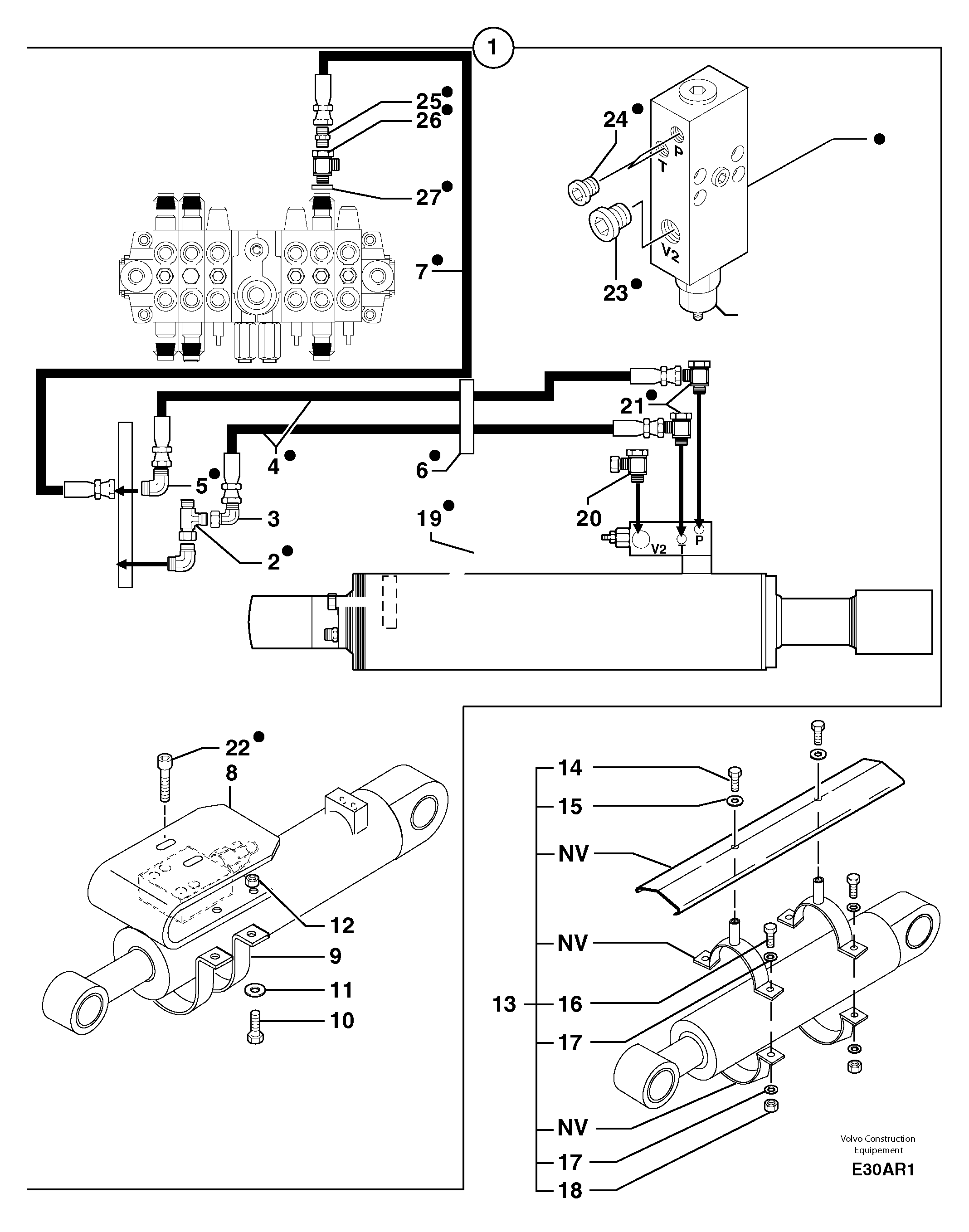 Supplement concerning handling operations / option — volvo parts diagram