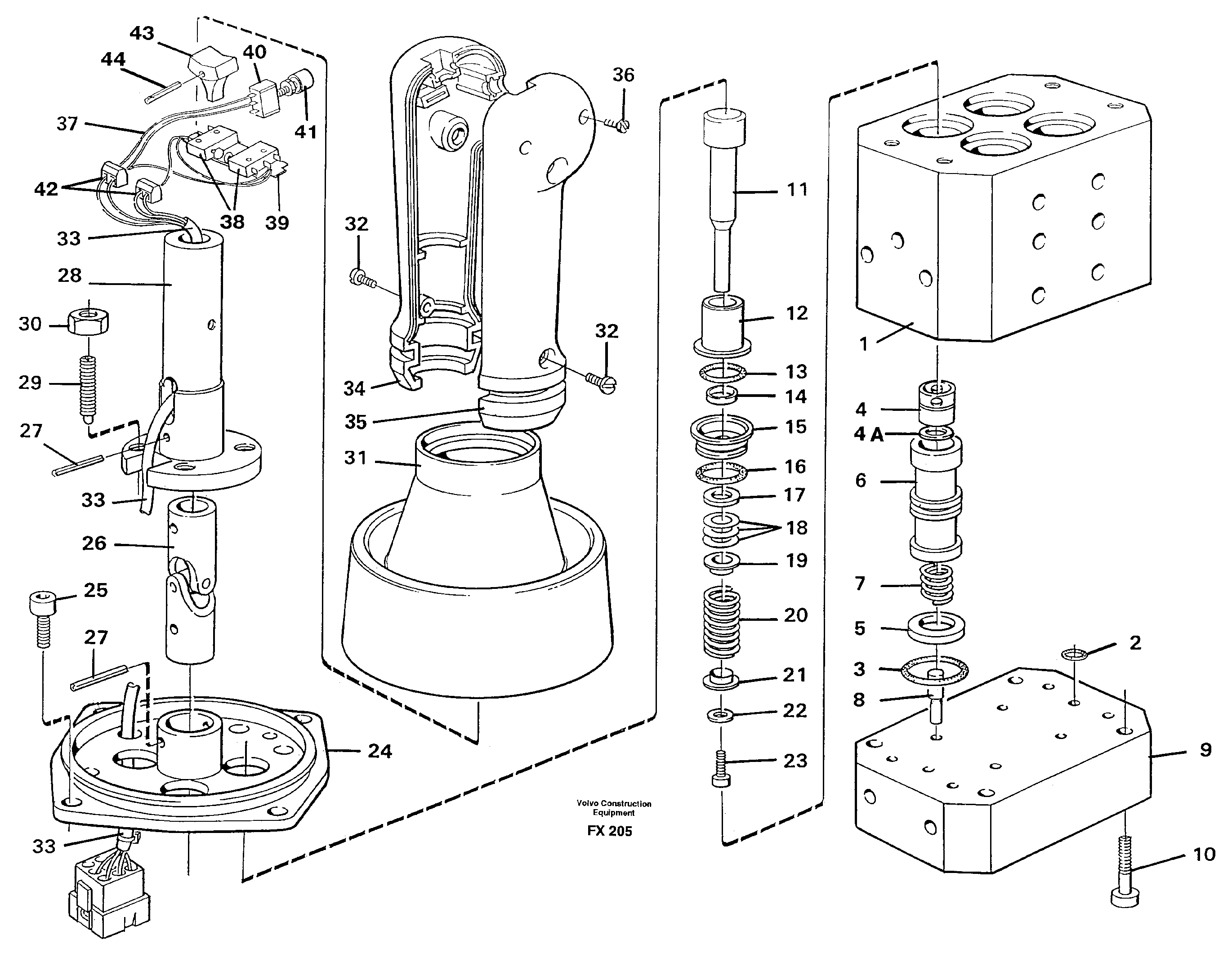 Control pressure valve — volvo parts diagram