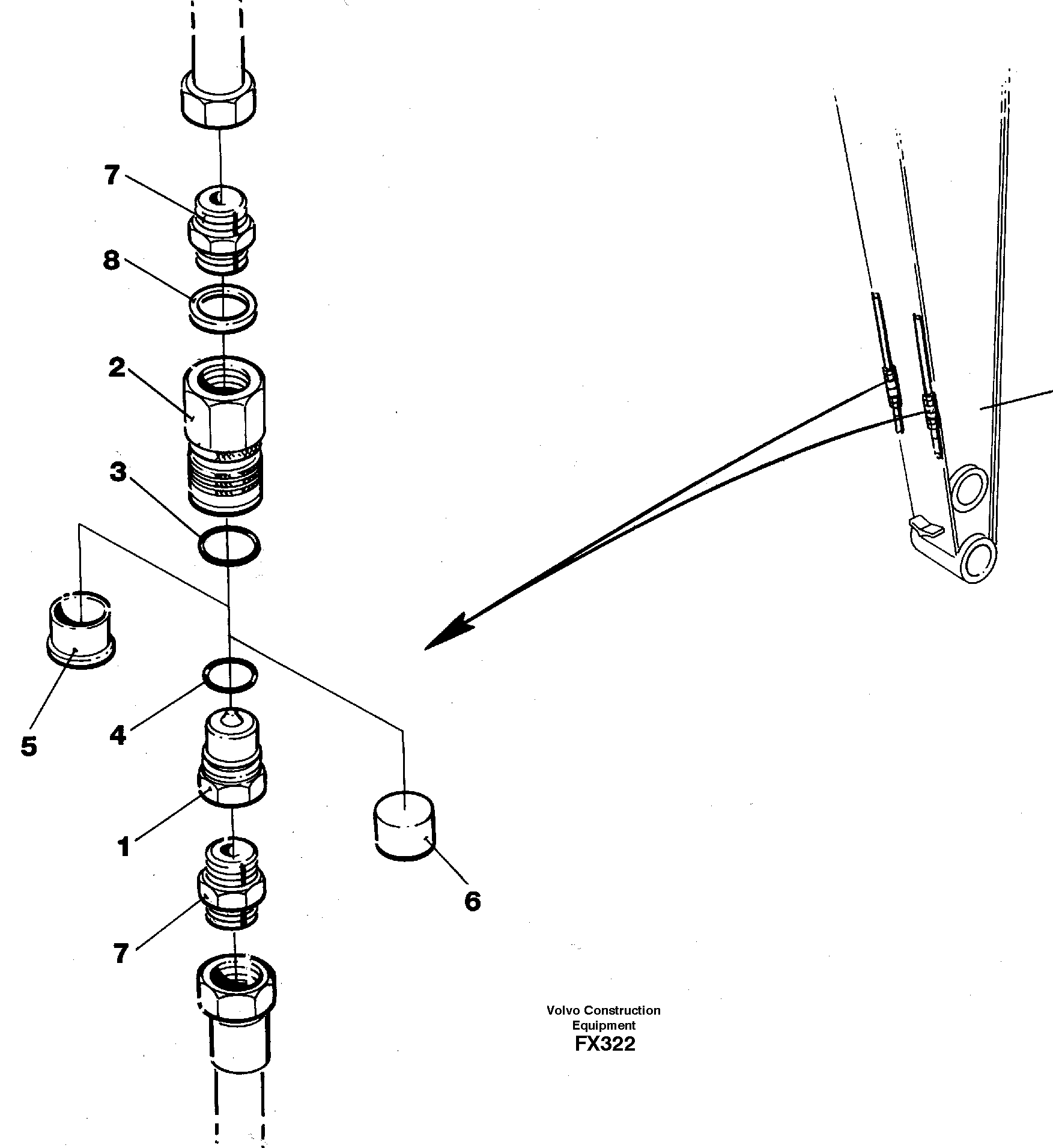 Quick conection kit  14251612 — volvo parts diagram