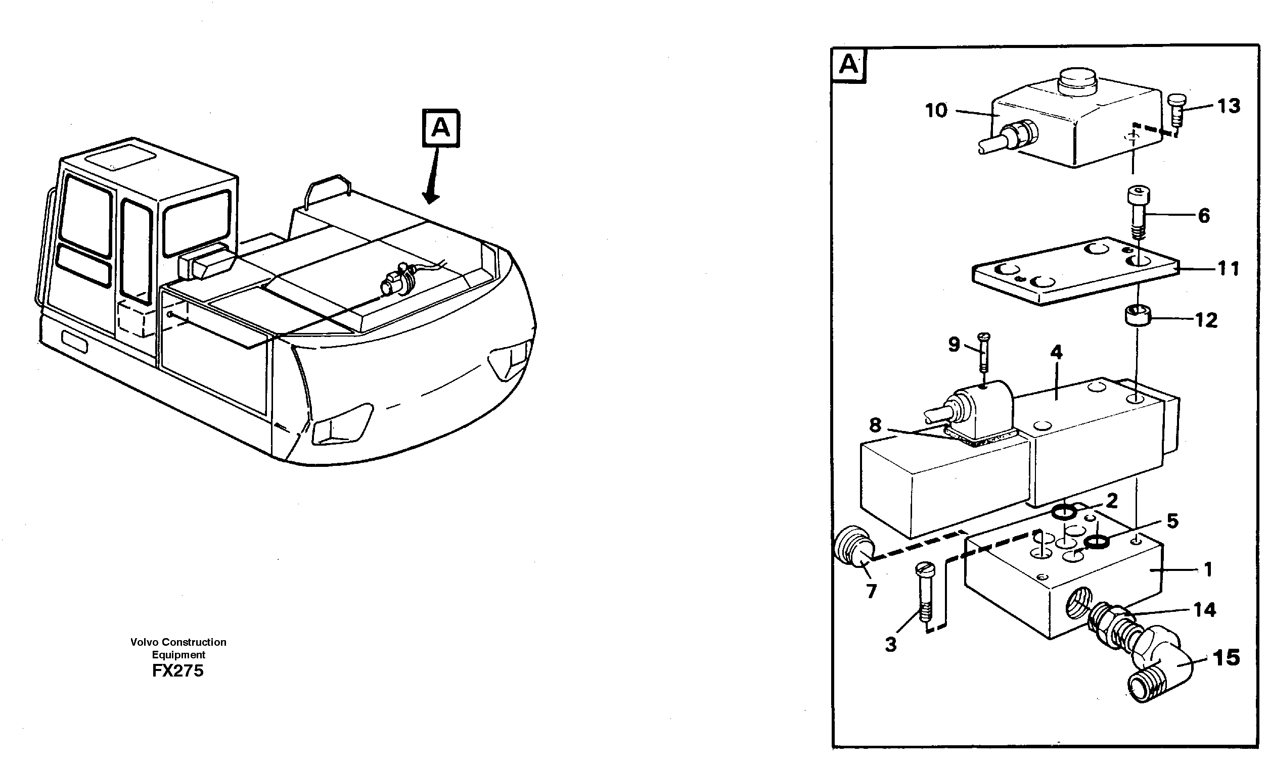 Overfilling guard  14259796 — volvo parts diagram