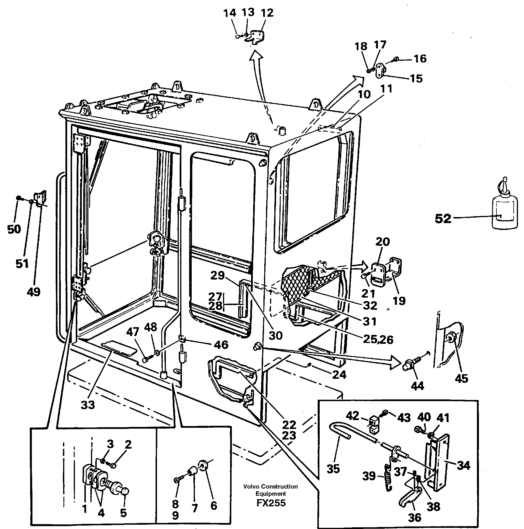 Interior components — volvo parts diagram