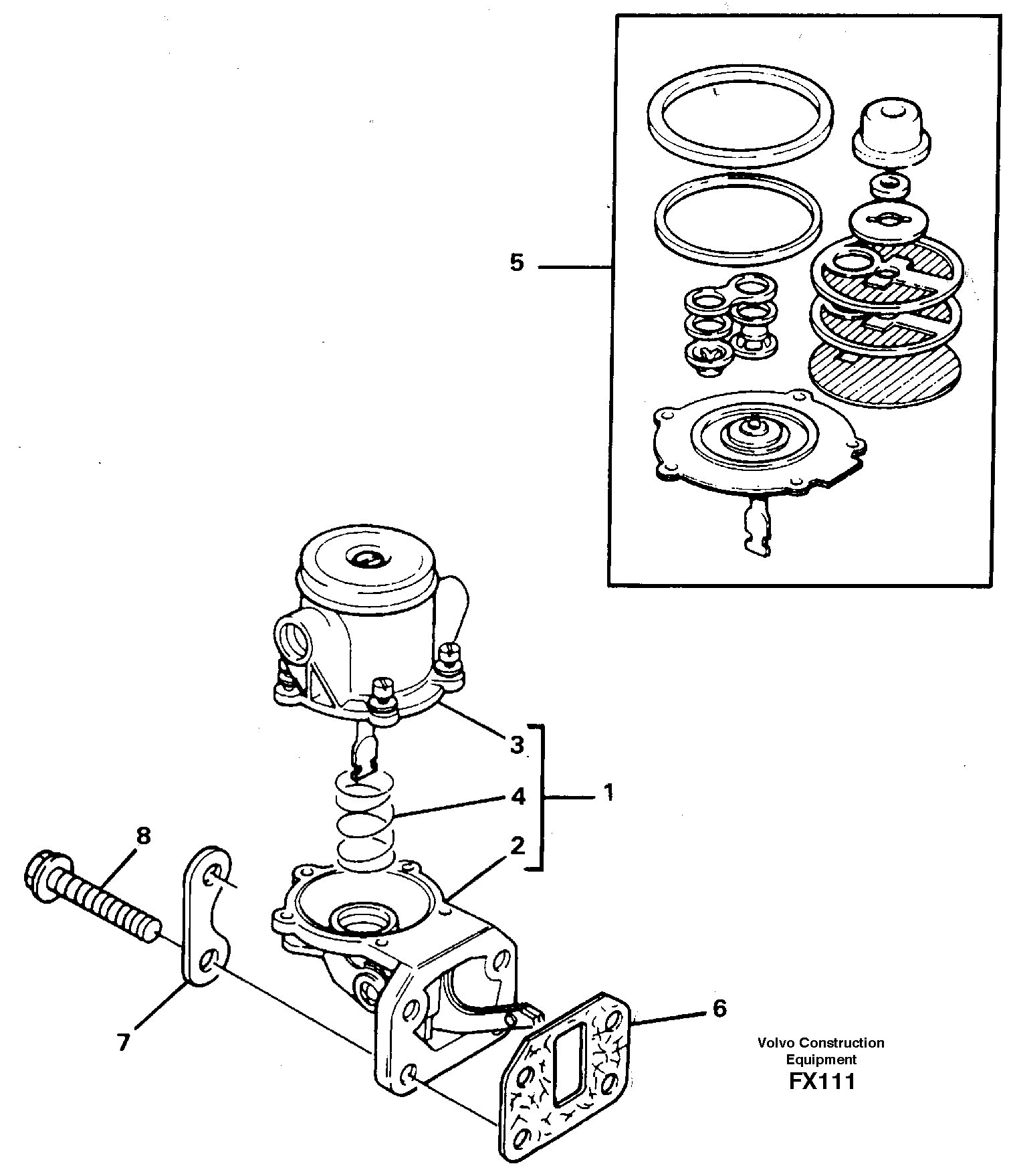 Fuel pump — volvo parts diagram