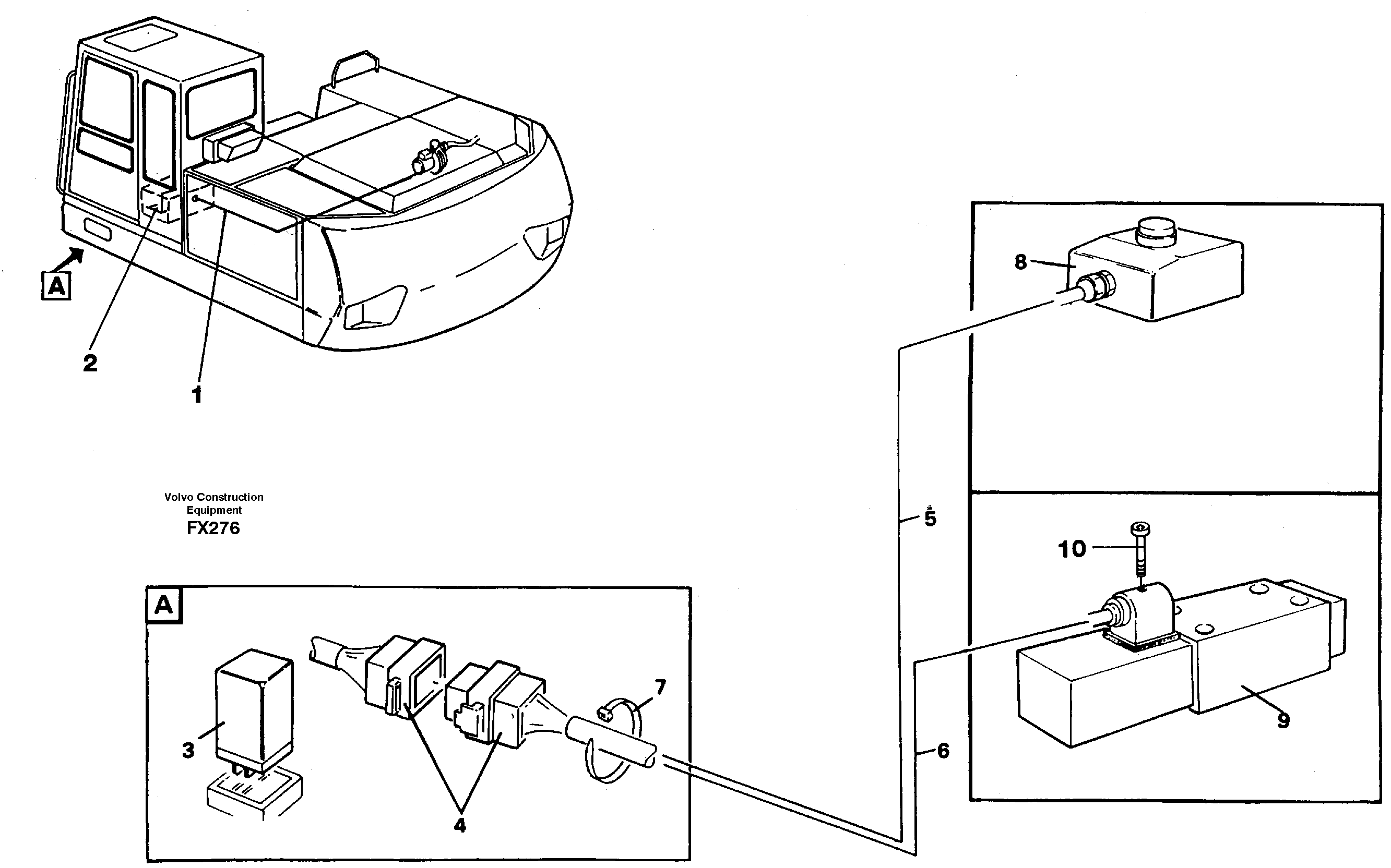 Electric installation, overfilling protection  14259796 — volvo parts diagram