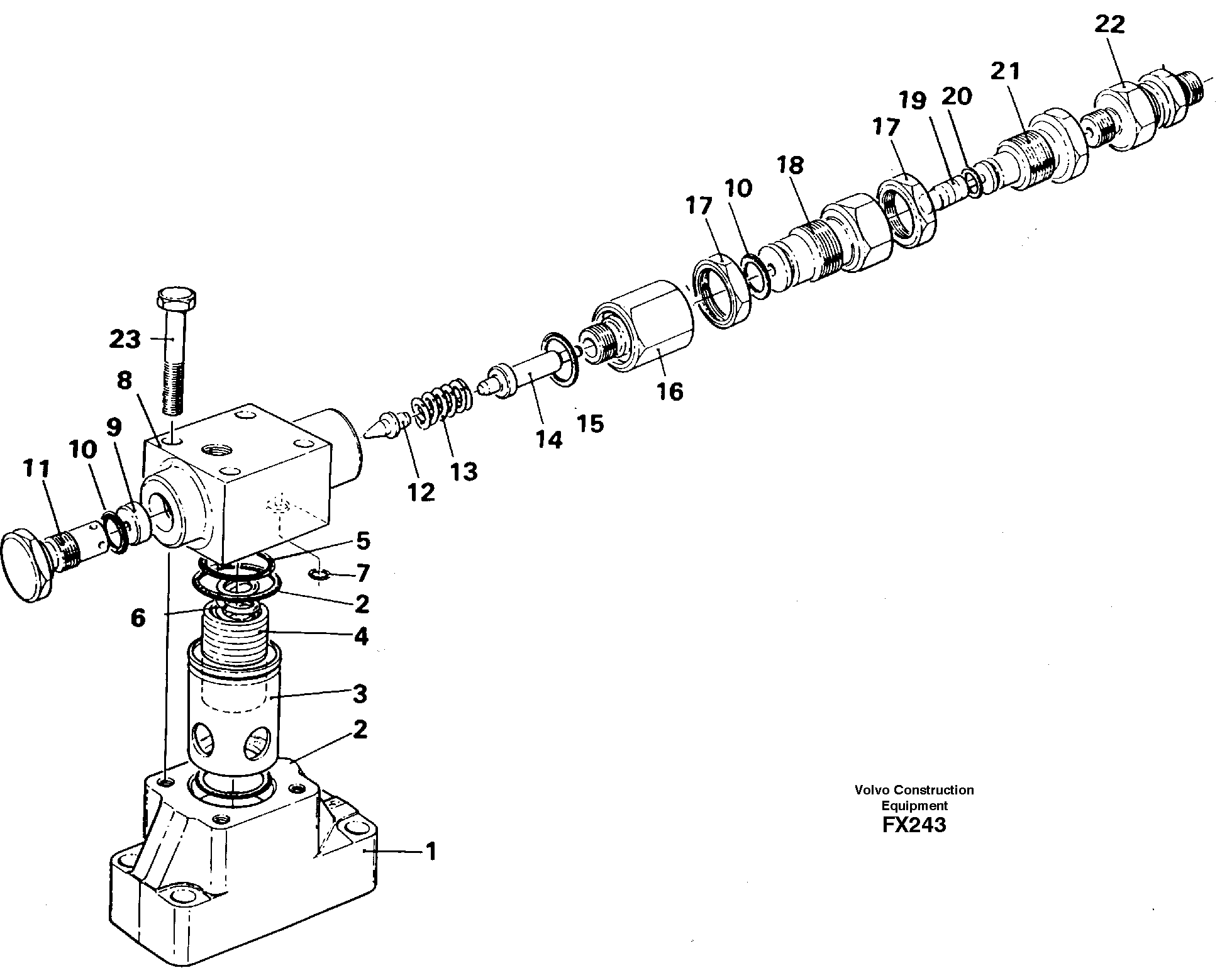Pressure limiting valve — volvo parts diagram