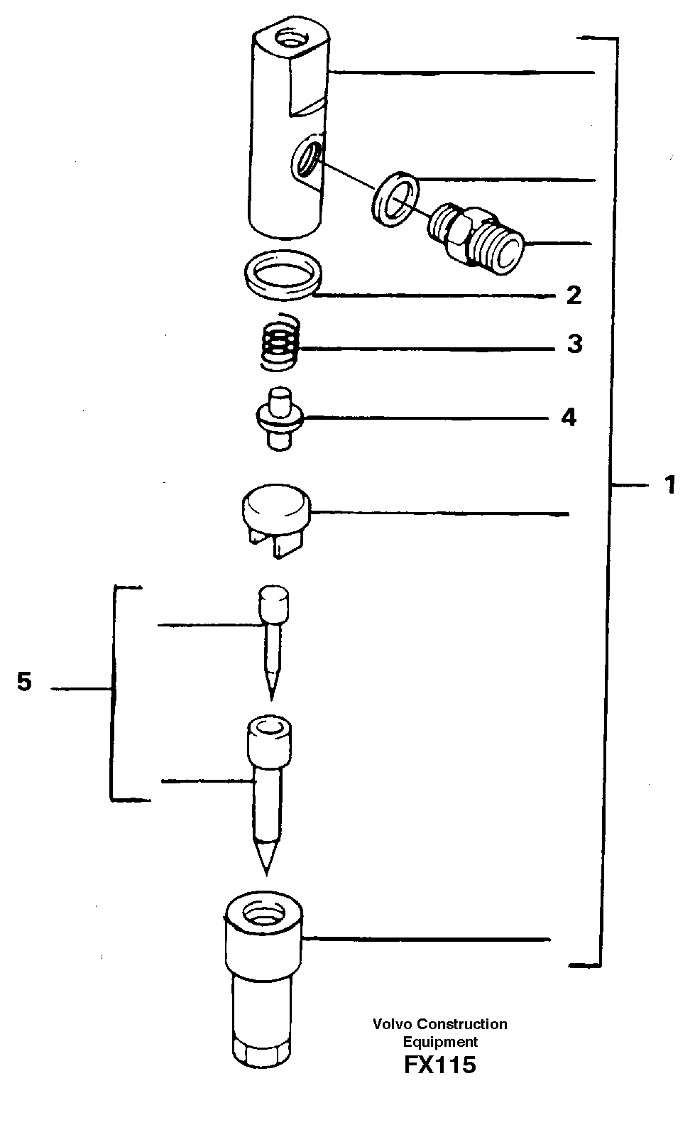 Injector — volvo parts diagram