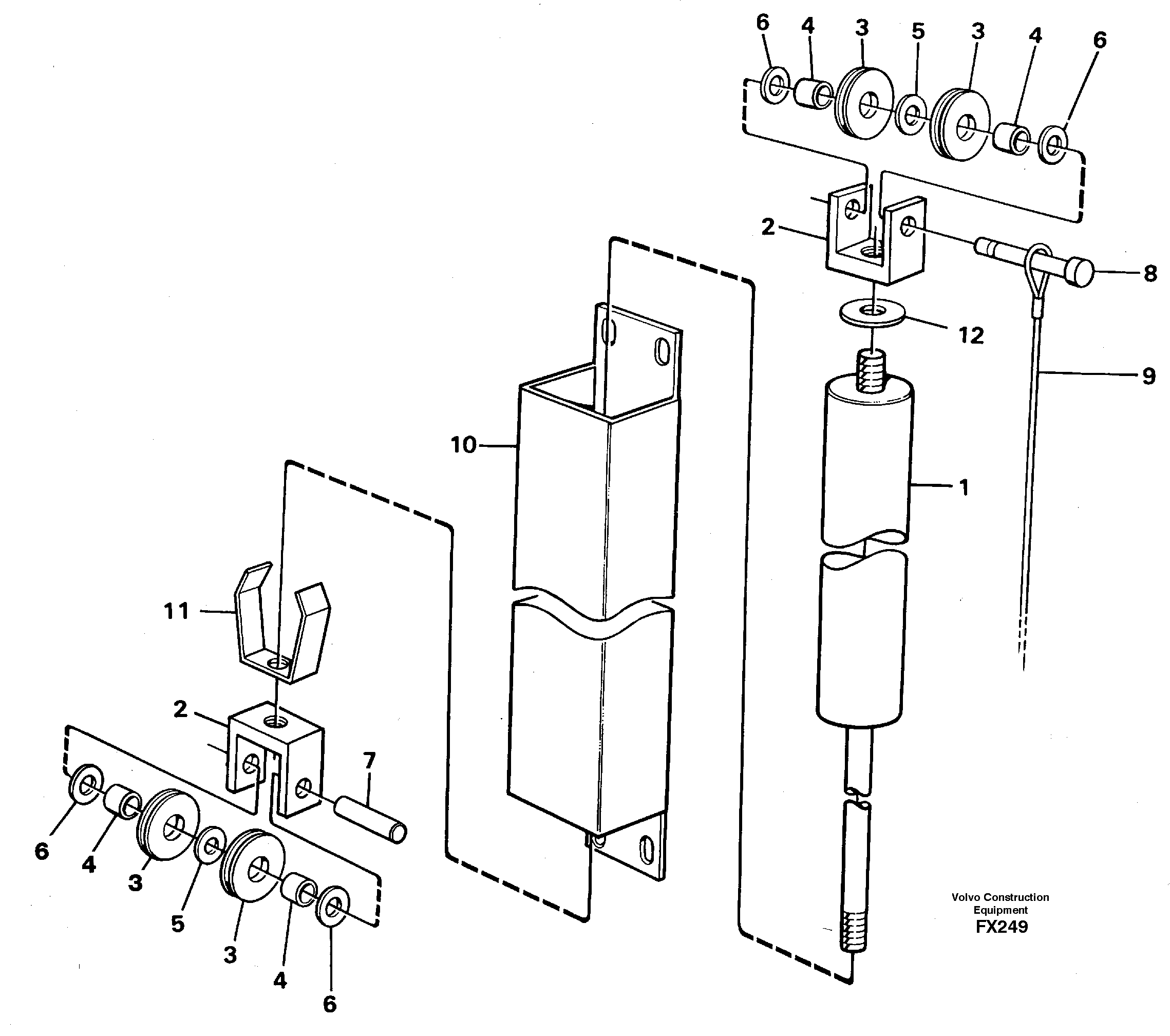 Window lifts — volvo parts diagram
