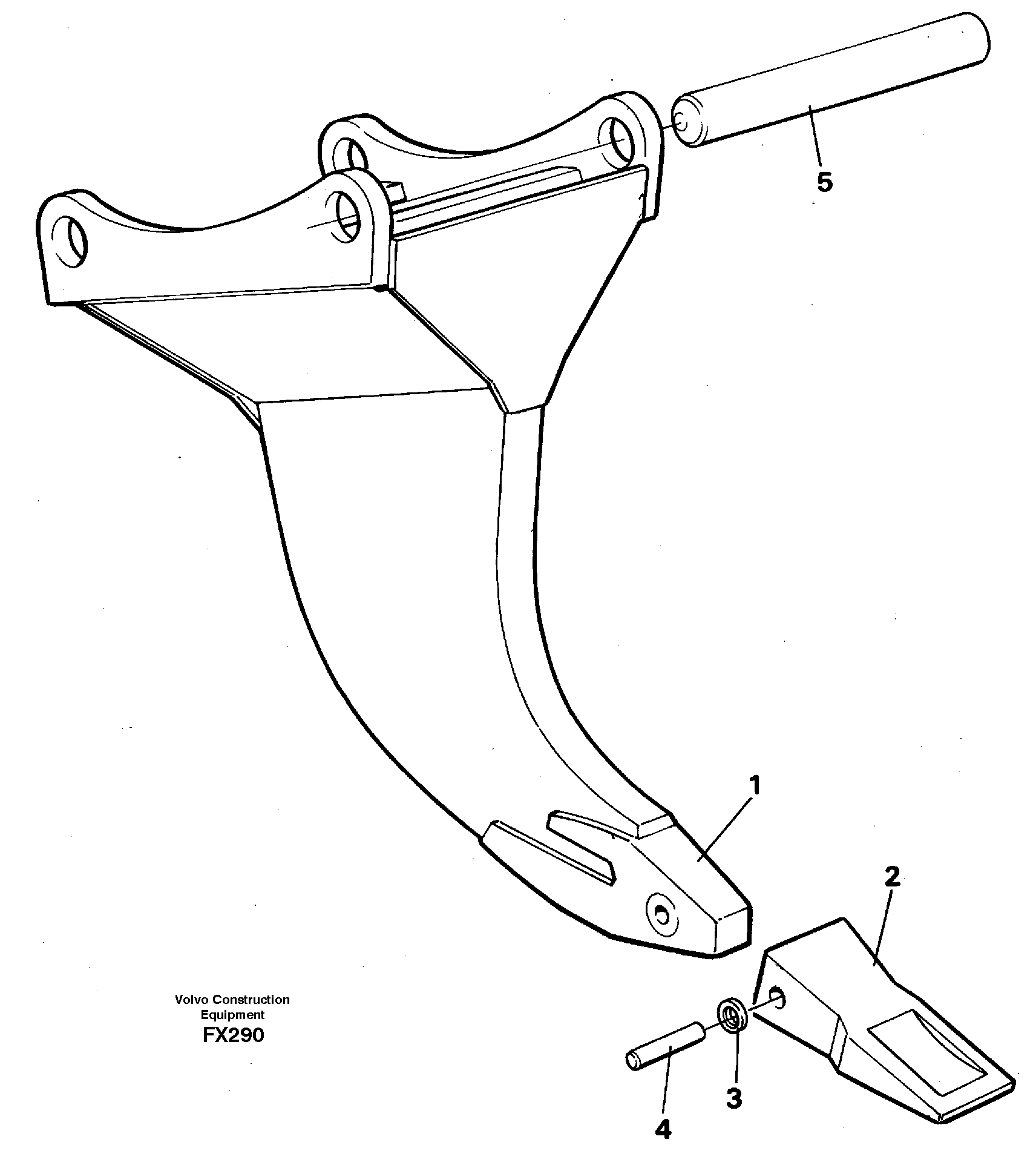 Ripper  14259270 — volvo parts diagram