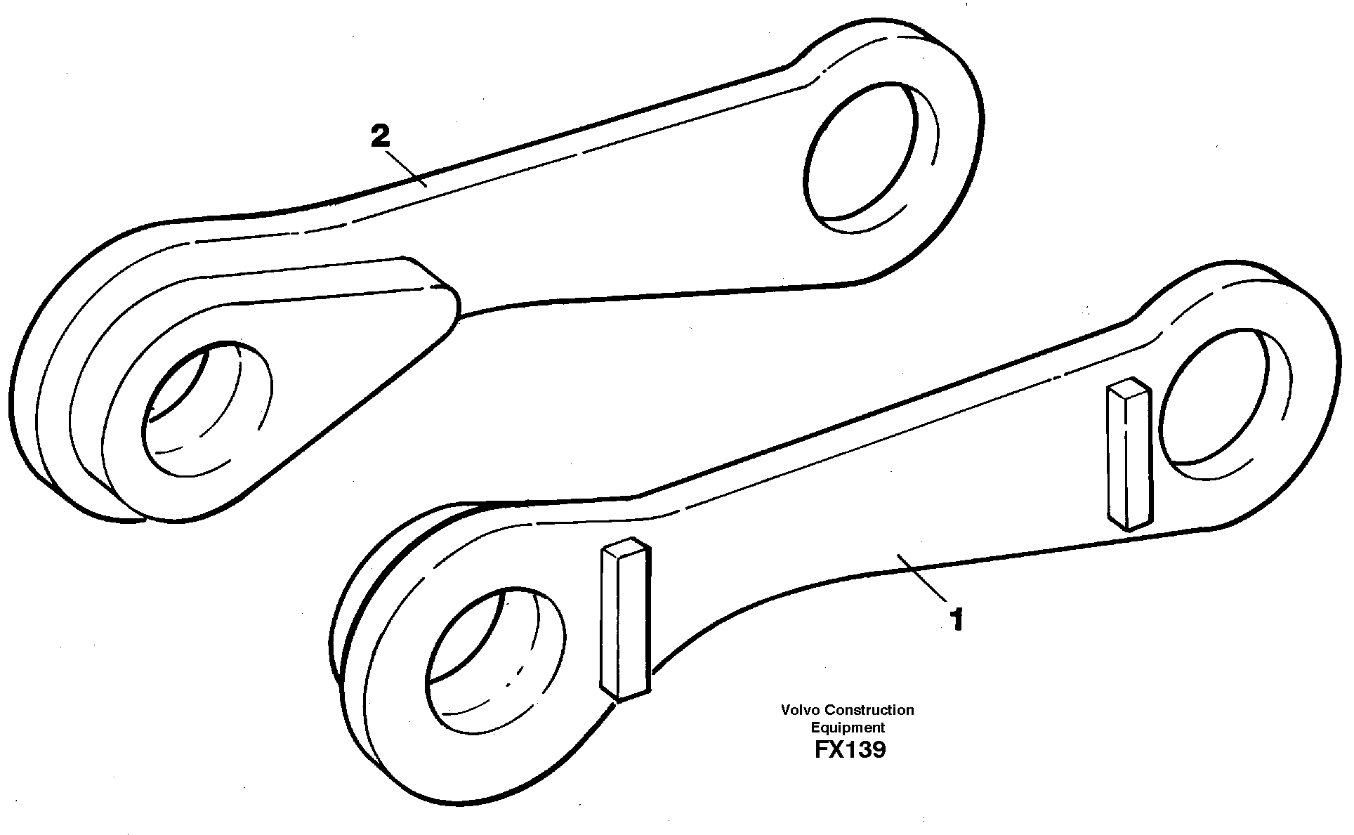 Lever  14262397 14258753 — volvo parts diagram
