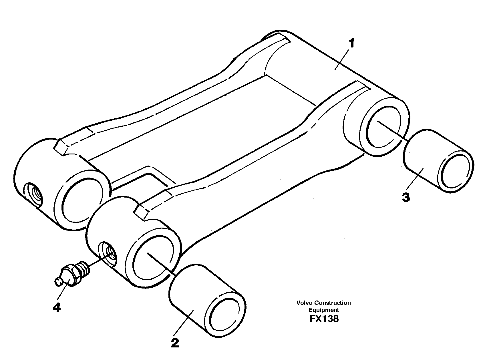 Bucket link  14265569,14341742 — volvo parts diagram
