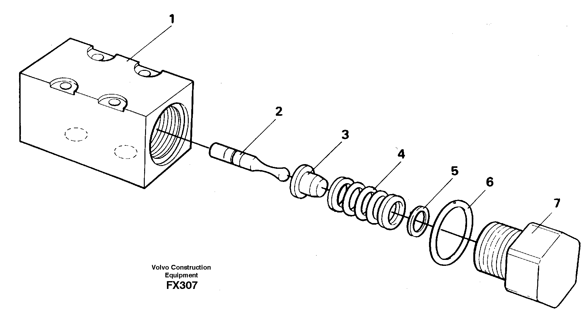 Pressure limiting valve  14267968 — volvo parts diagram