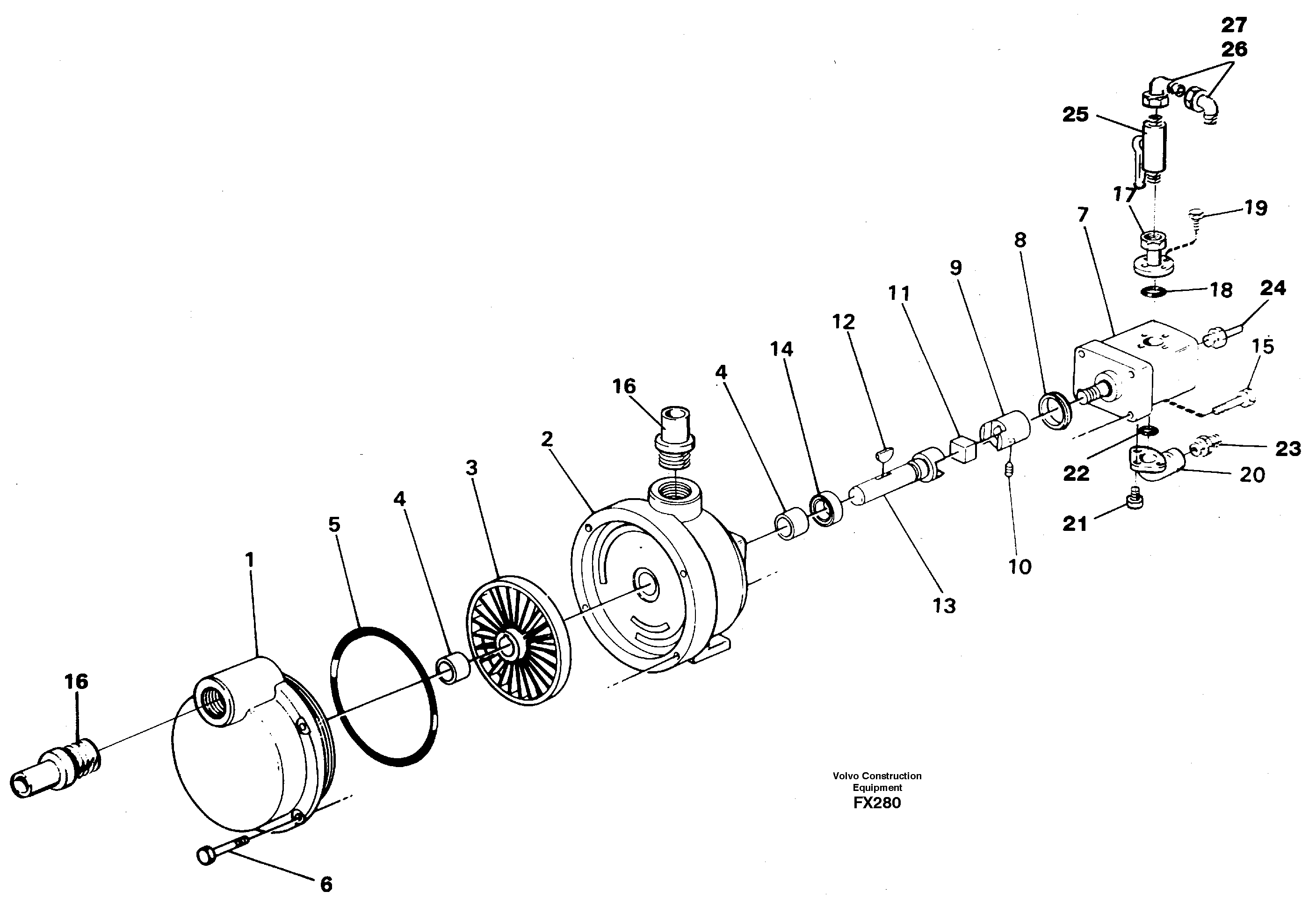 Fuel filling pump, el. — volvo parts diagram