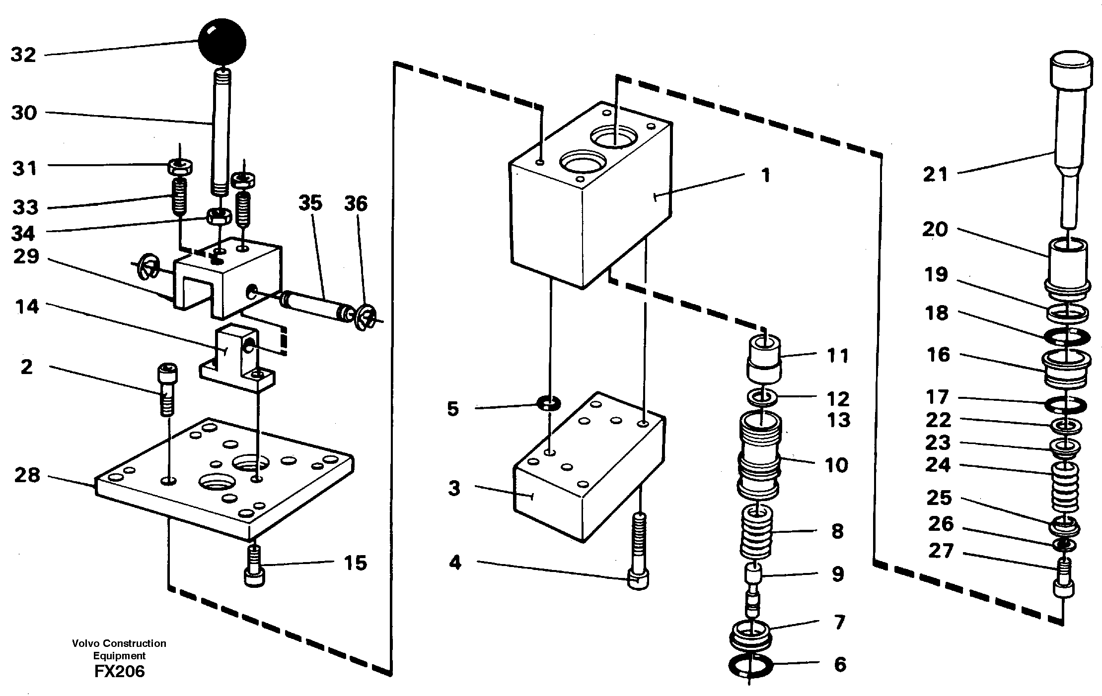 Control pressure valve — volvo parts diagram