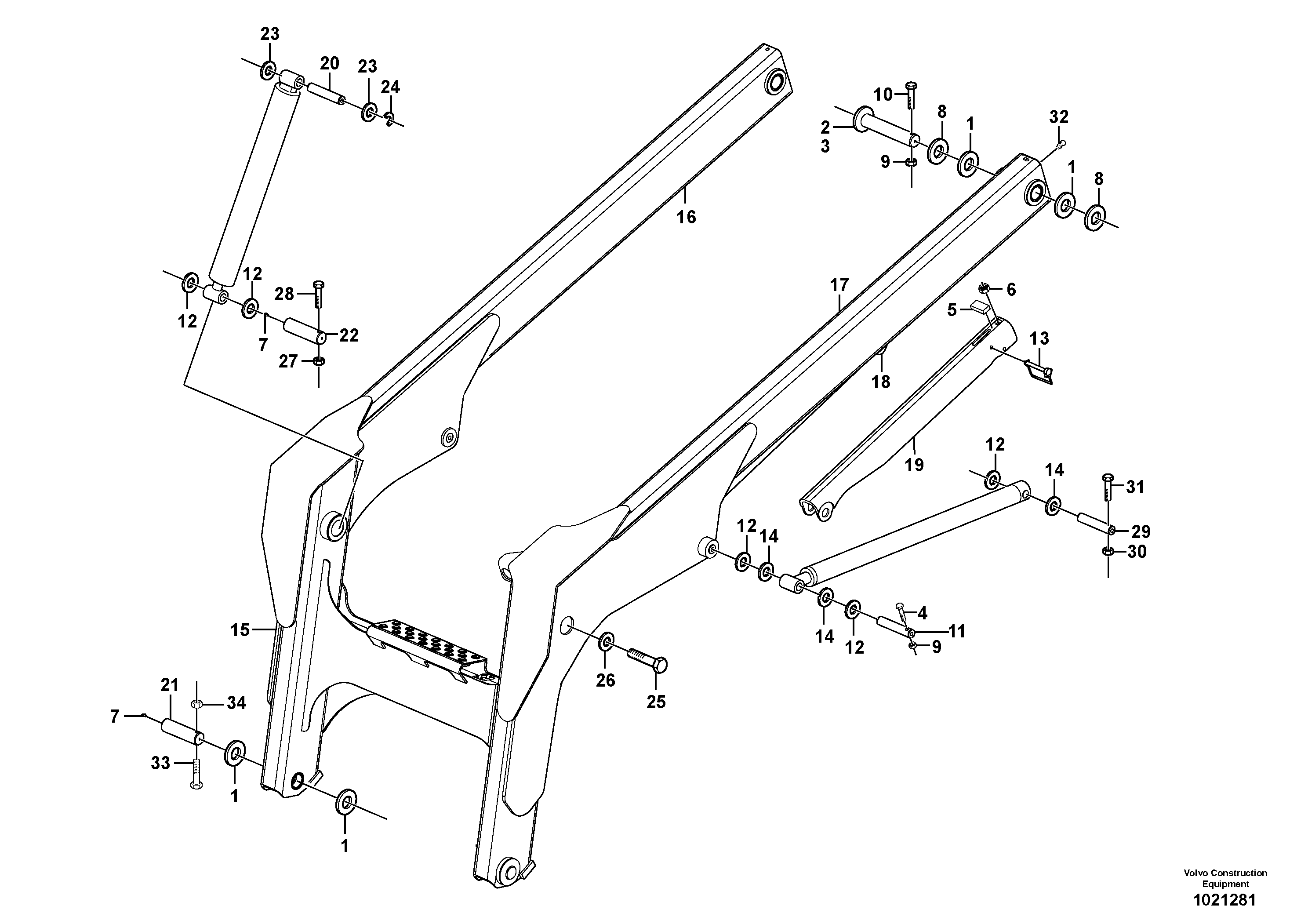 Loading unit — volvo parts diagram