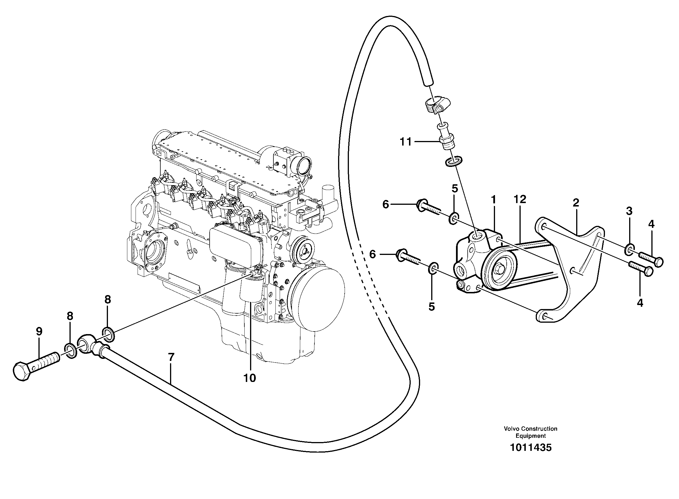 Fuel pump — volvo parts diagram