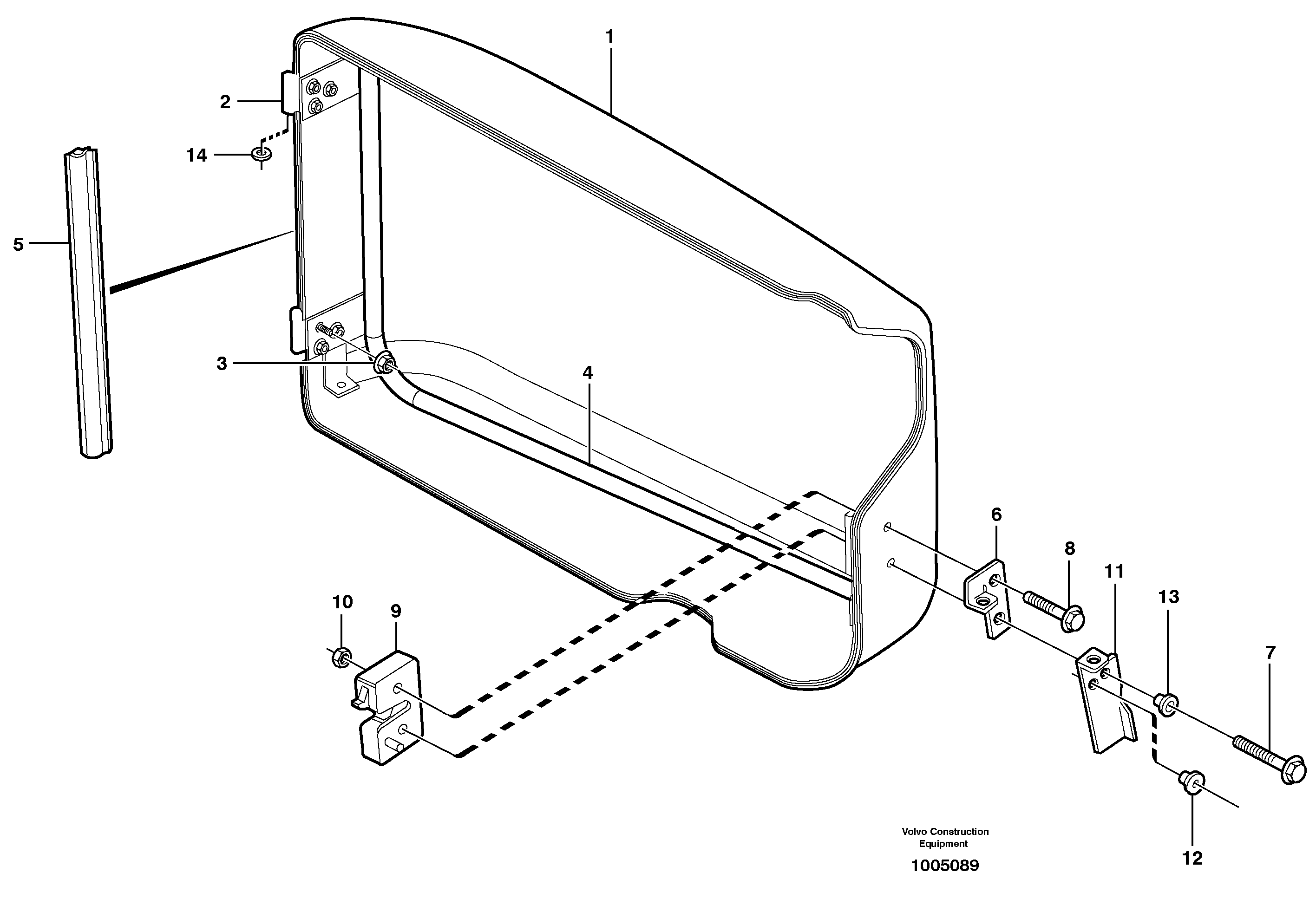 Filter cover — volvo parts diagram
