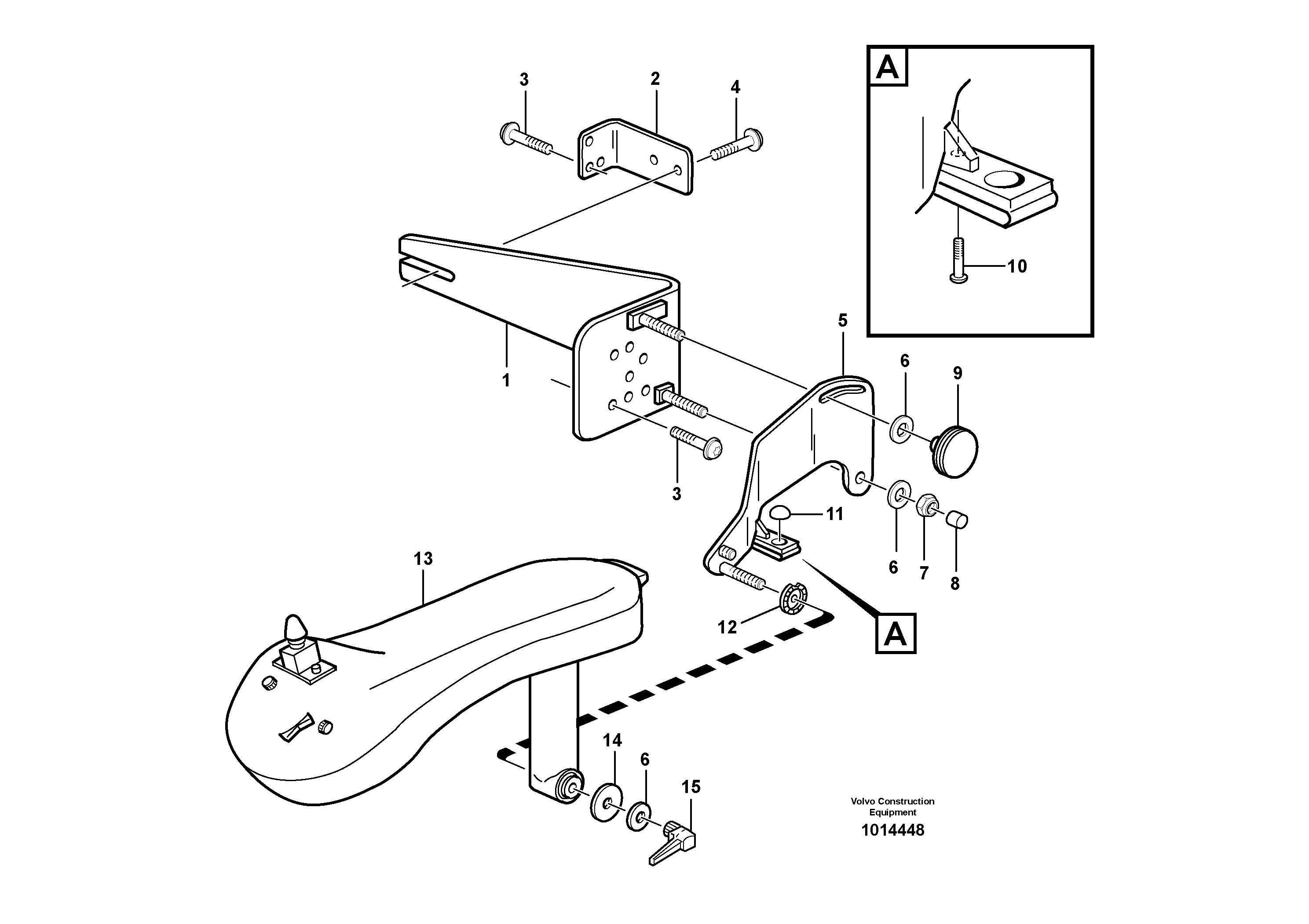 CDC - steering, sheet metal parts. 80929 — volvo parts diagram