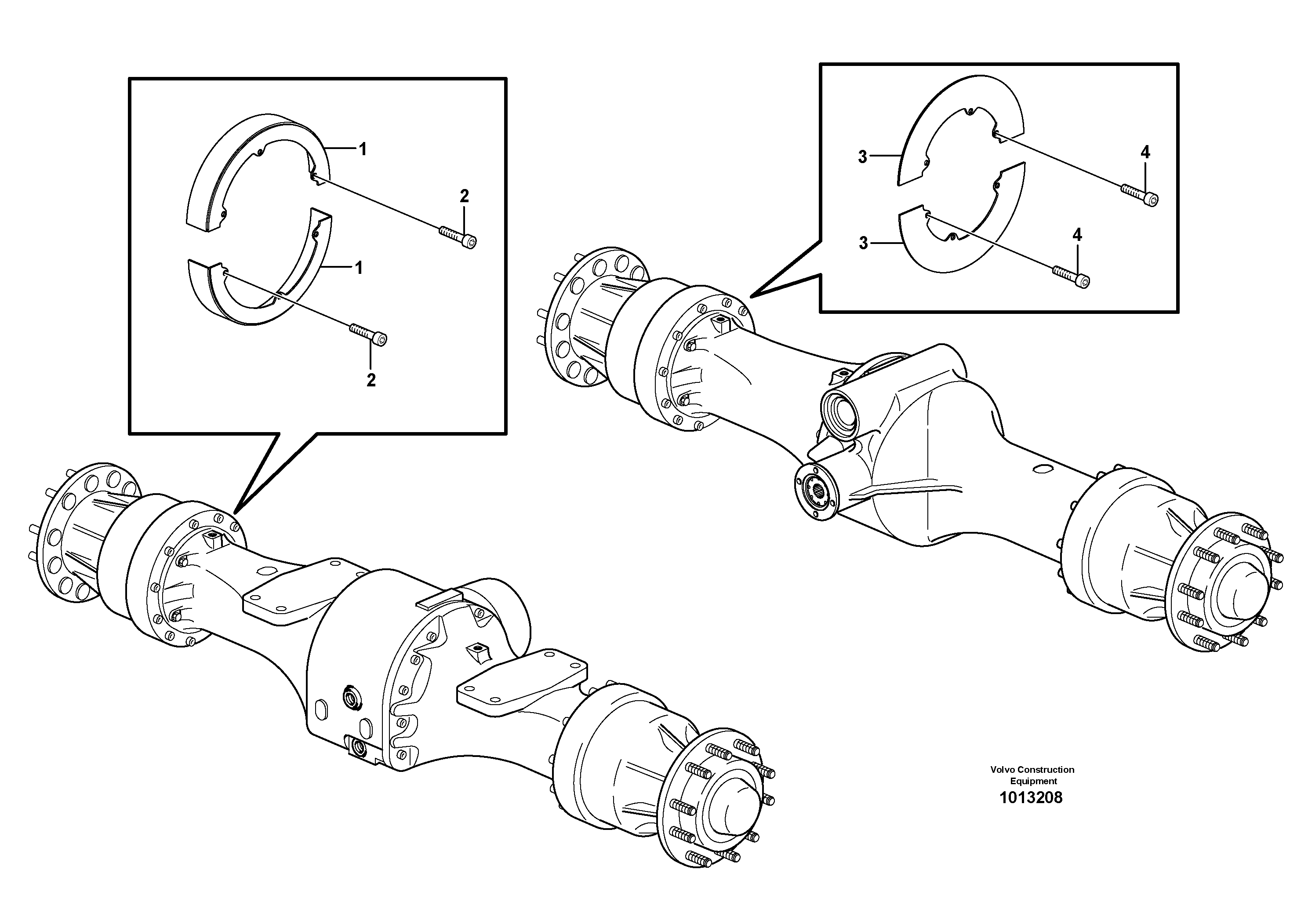 Hub protection 82245 — volvo parts diagram